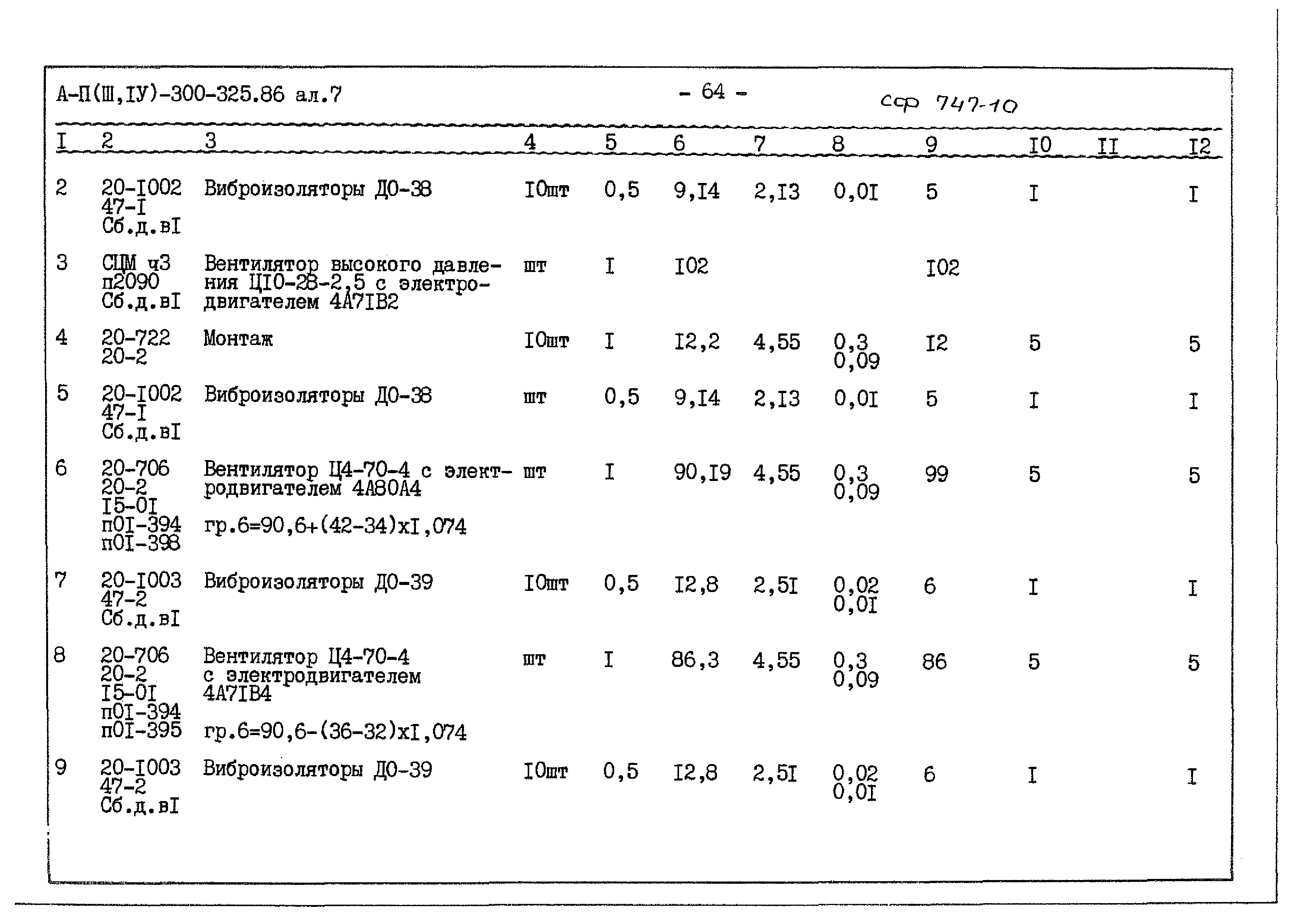 Типовой проект А-II,III,IV-300-325.86