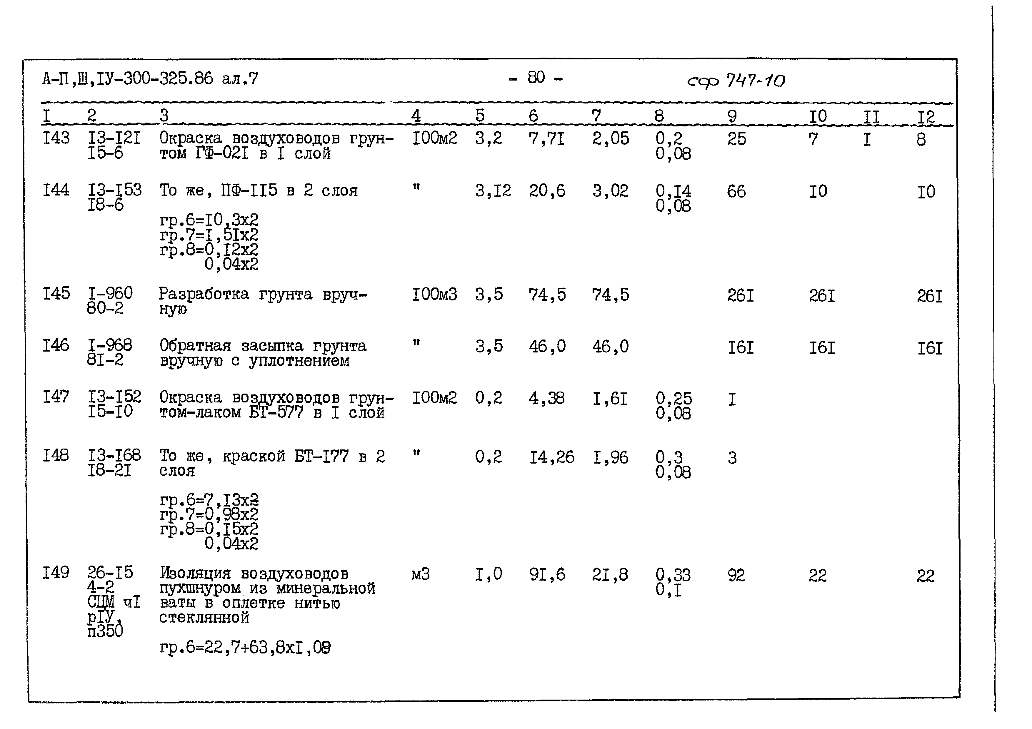 Типовой проект А-II,III,IV-300-325.86