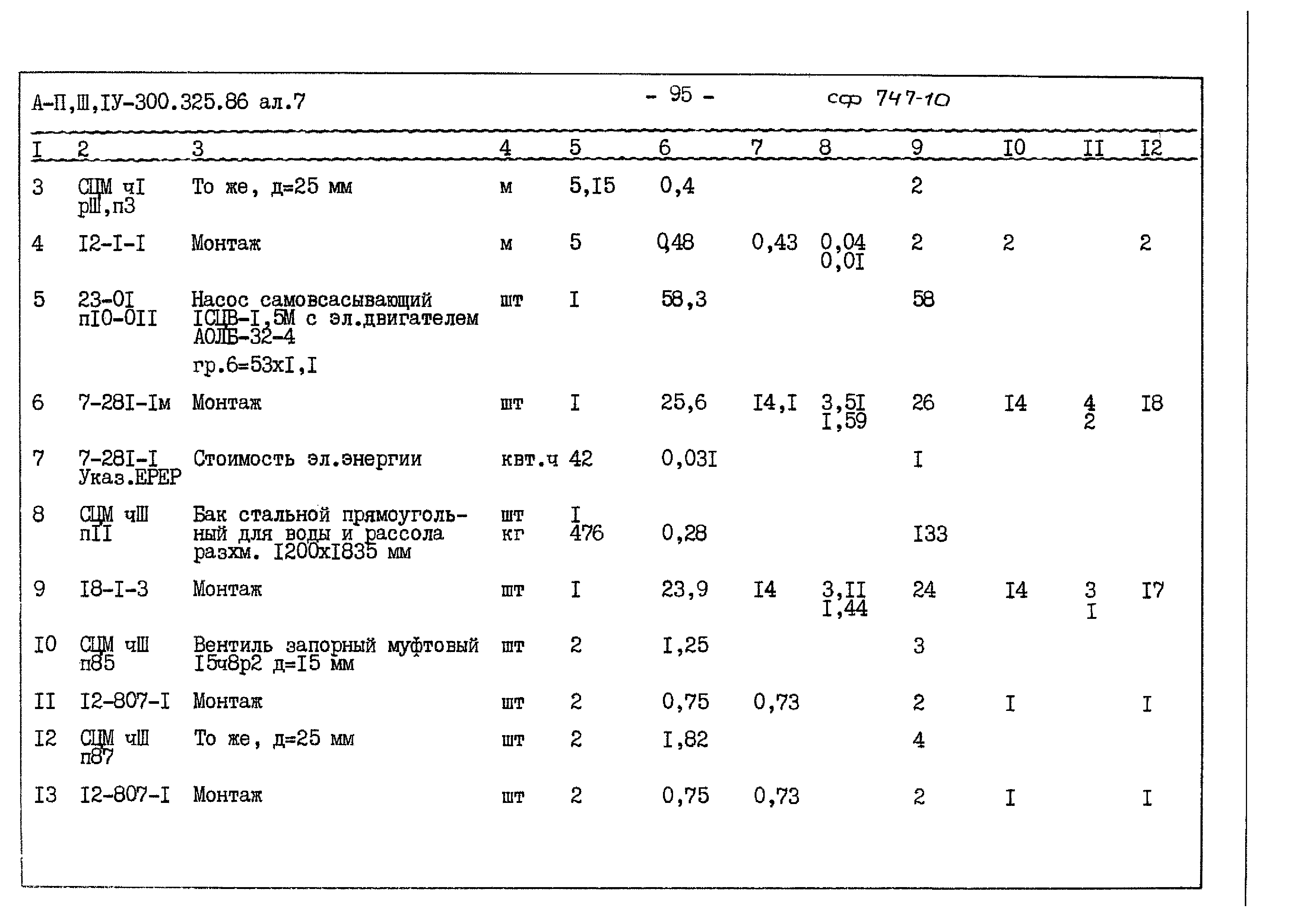 Типовой проект А-II,III,IV-300-325.86