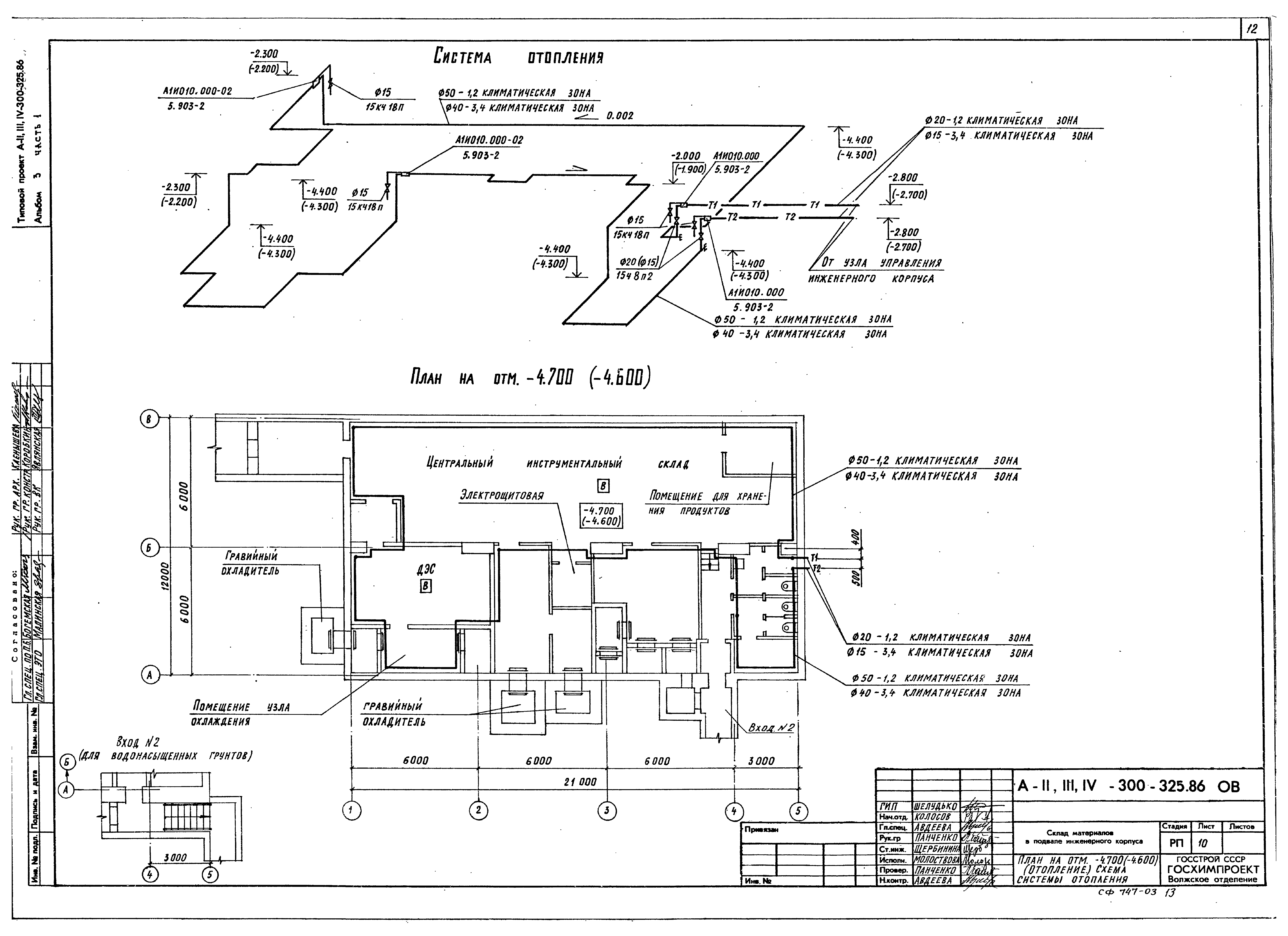 Типовой проект А-II,III,IV-300-325.86