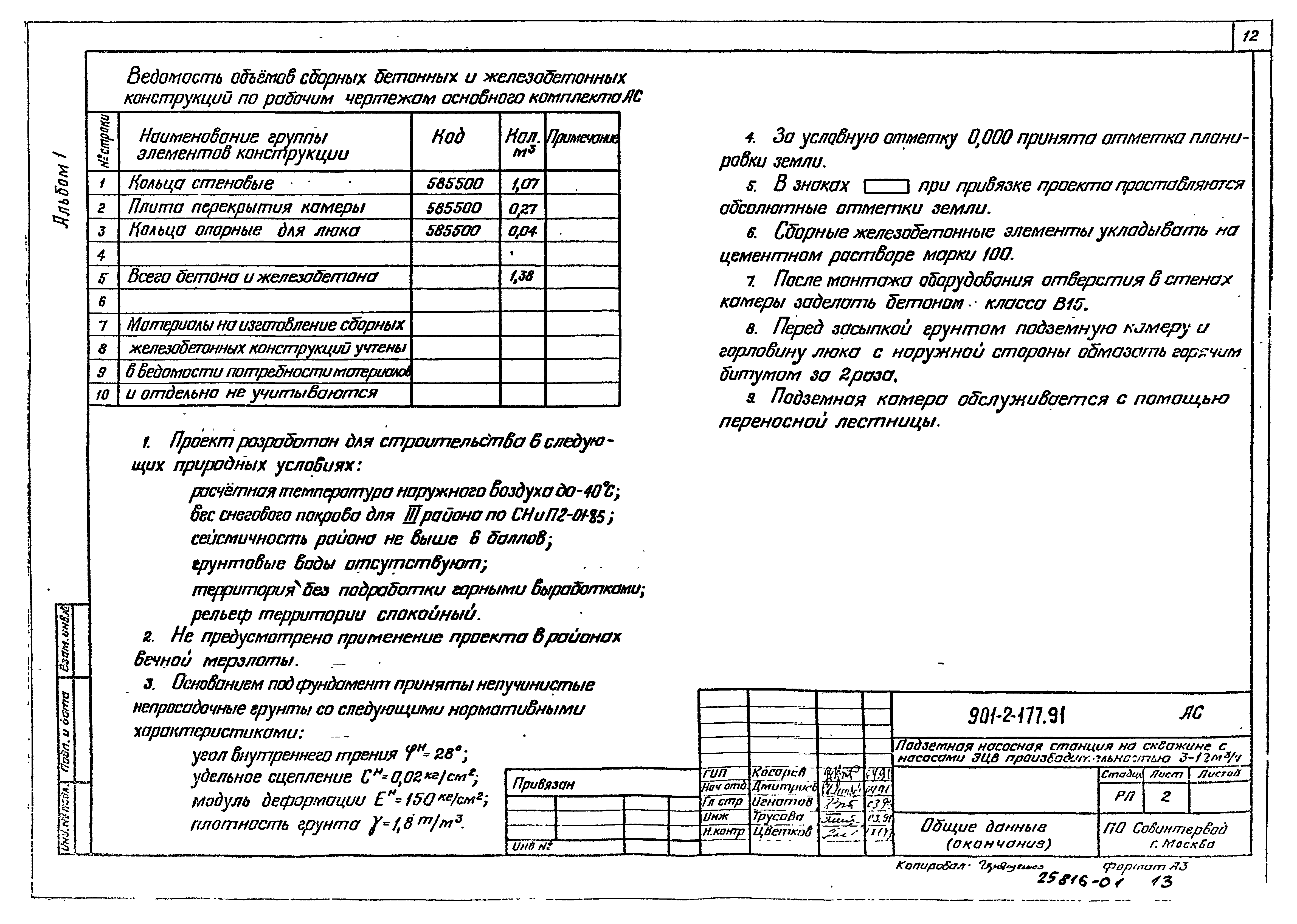 Типовой проект 901-2-177.91