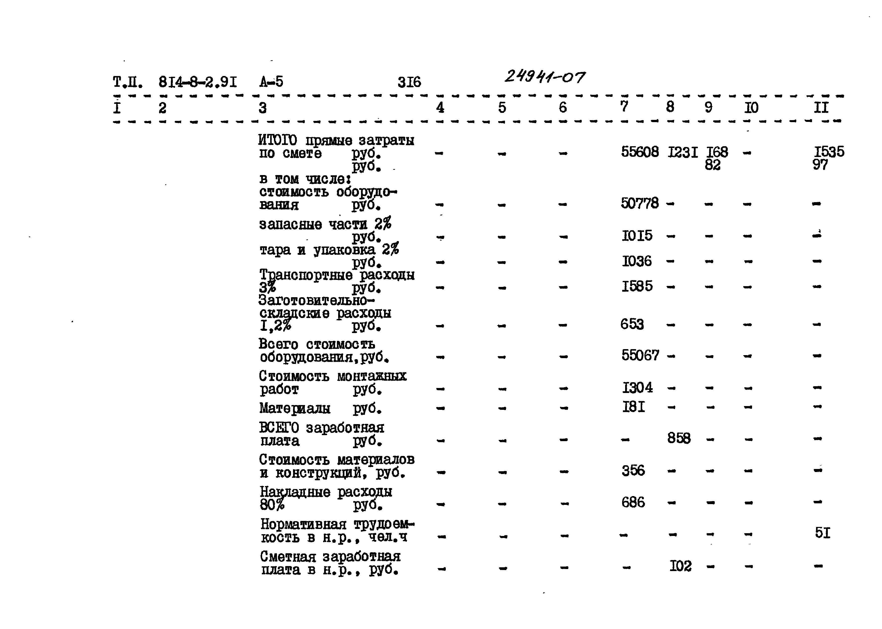 Типовой проект 814-8-2.91