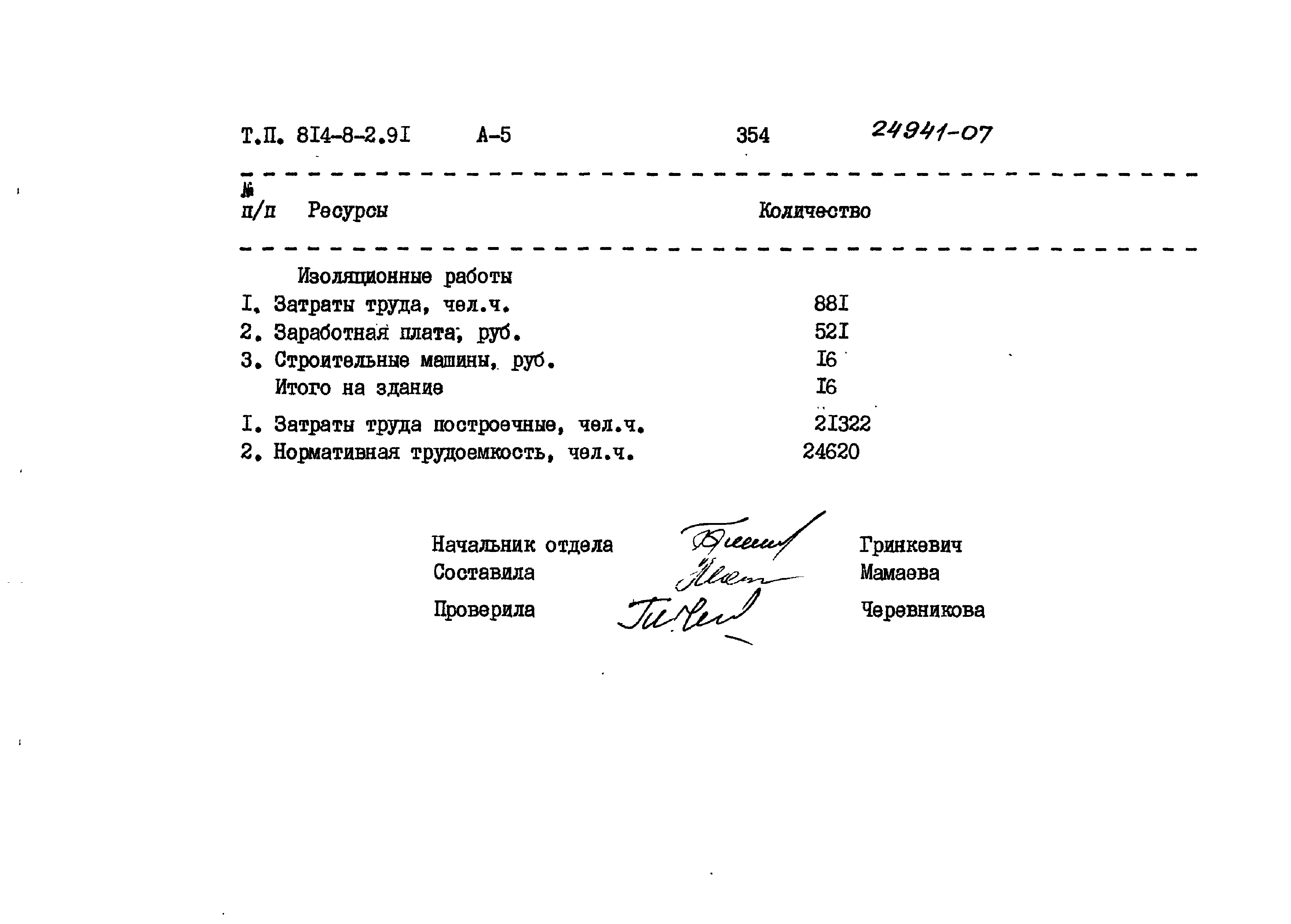 Типовой проект 814-8-2.91