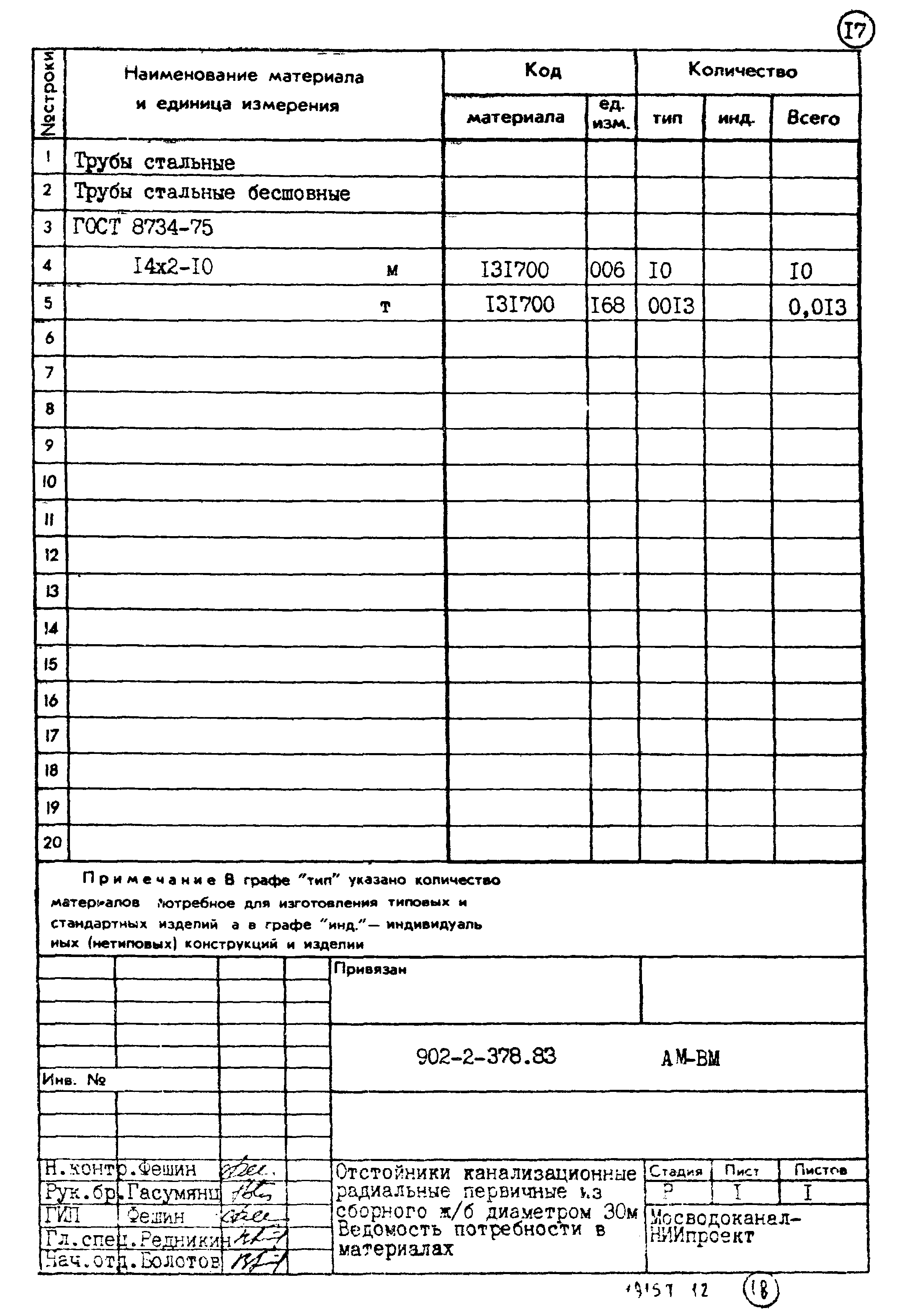 Типовой проект 902-2-378.83