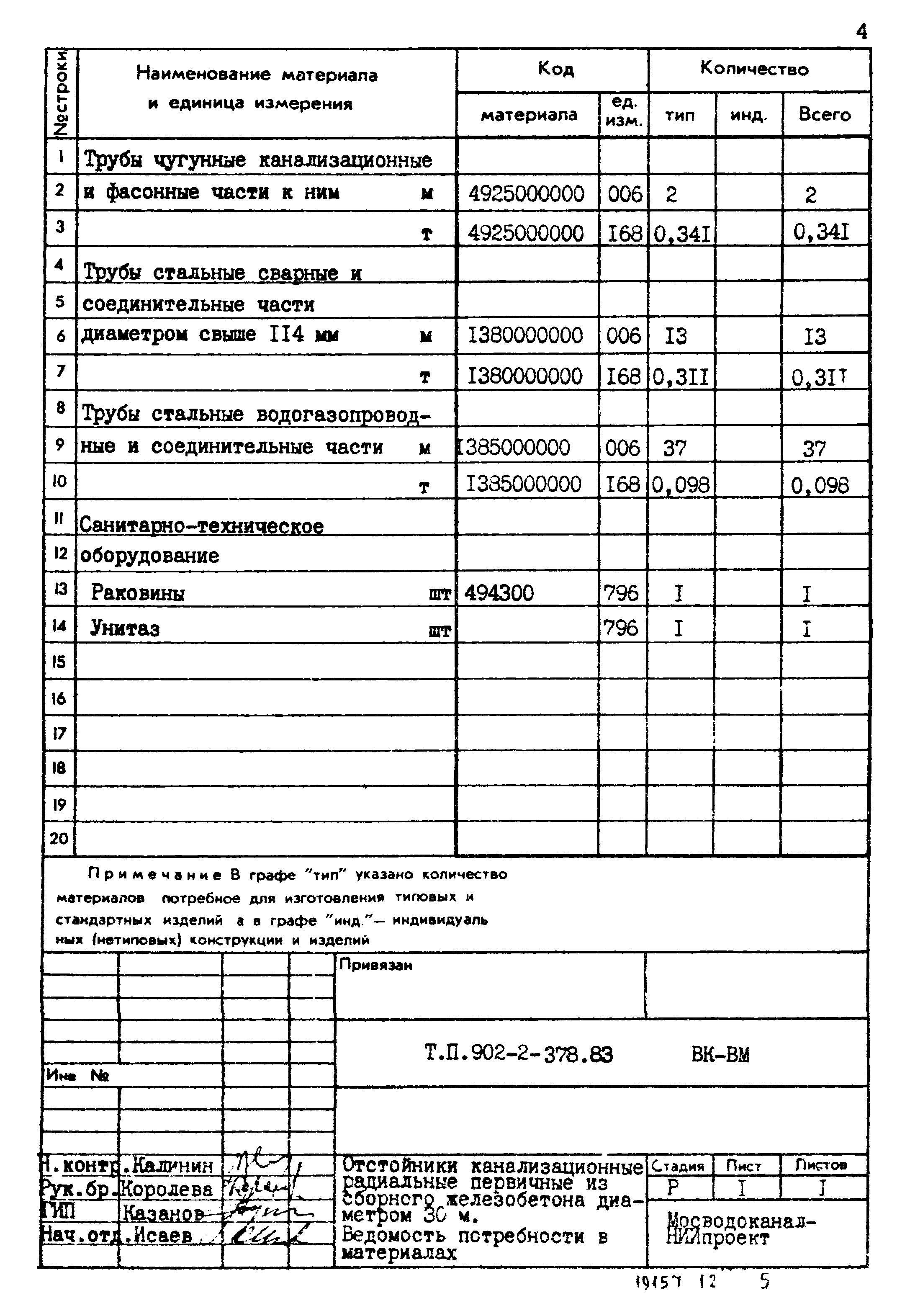 Типовой проект 902-2-378.83