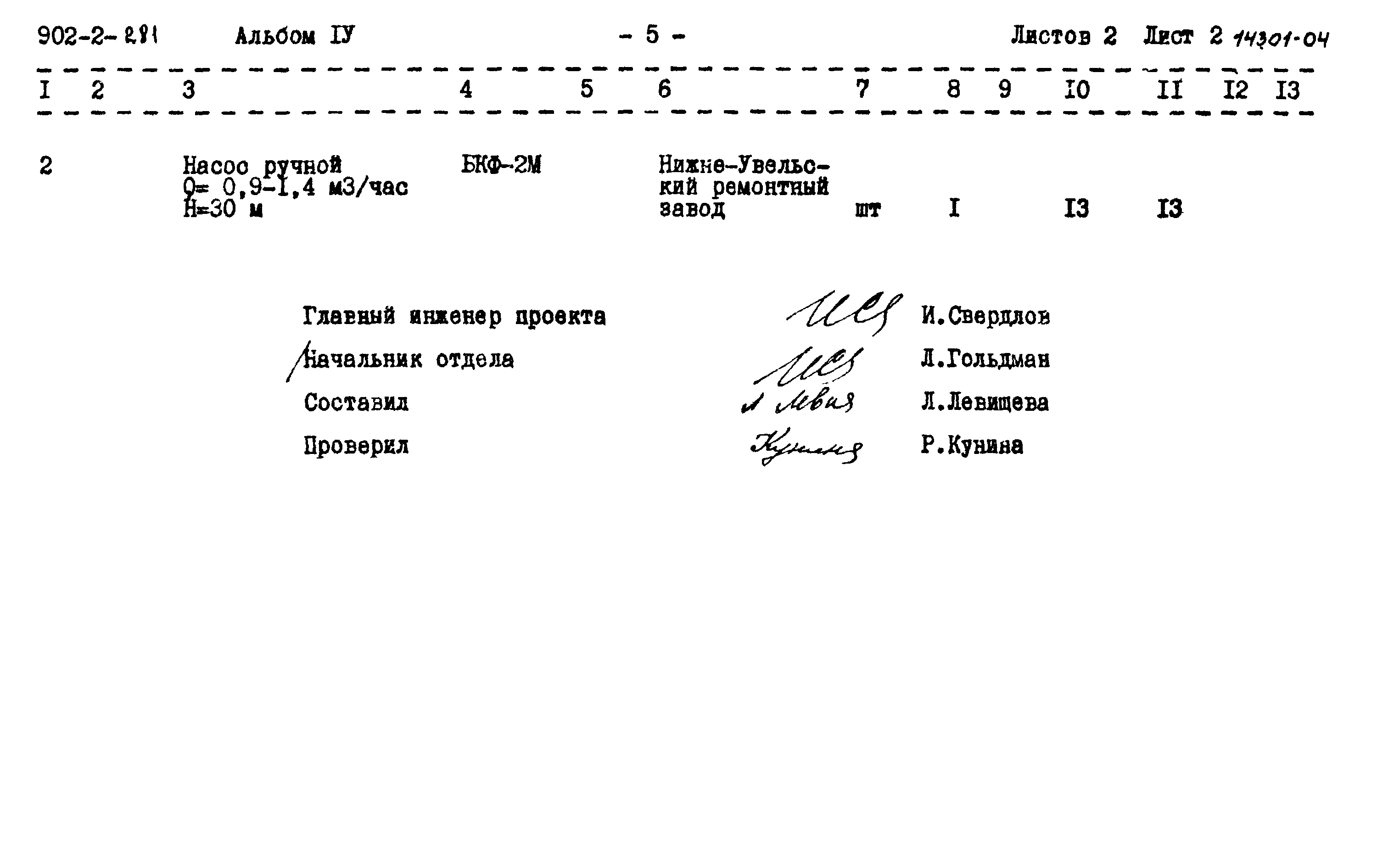 Типовой проект 902-2-281