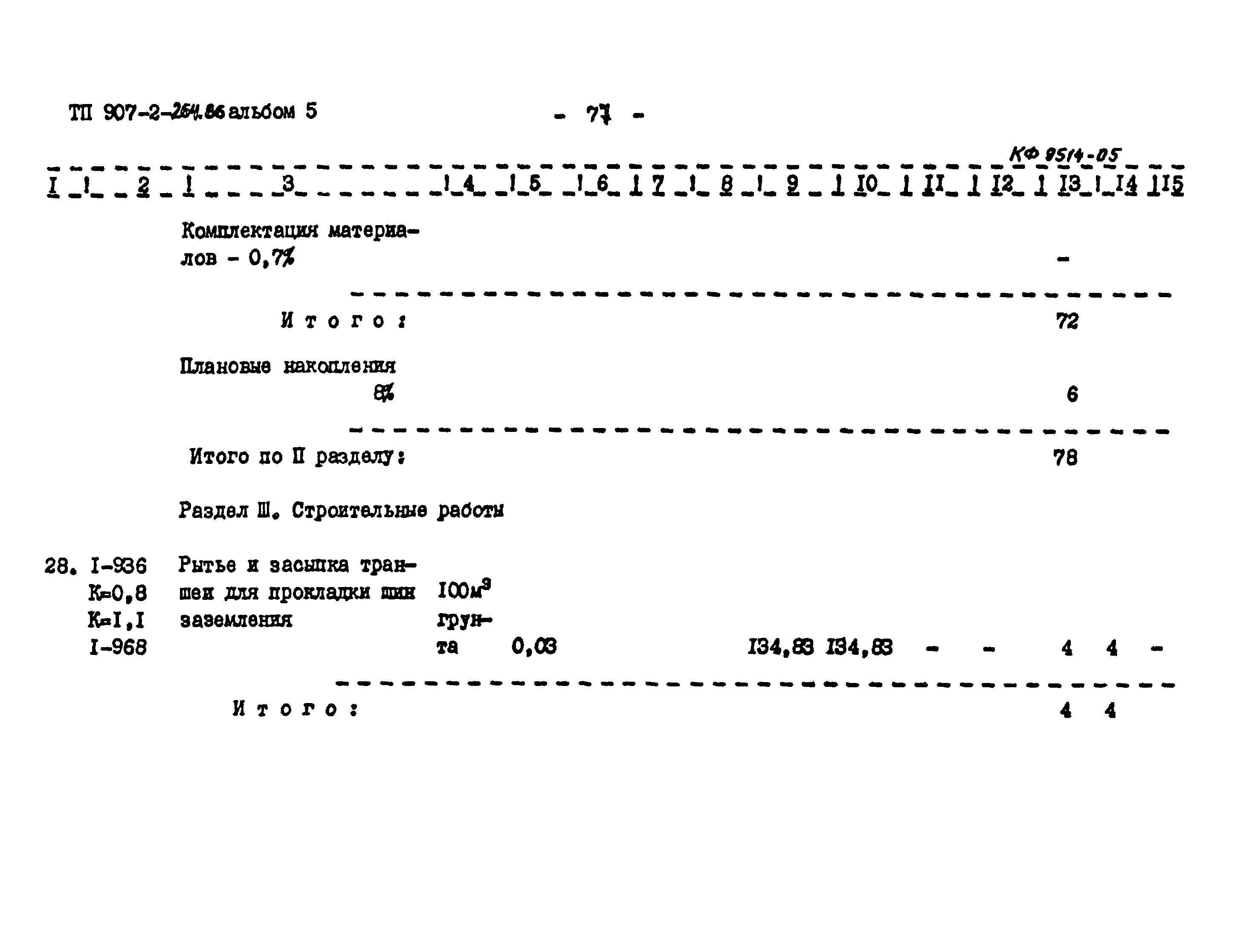 Типовой проект 907-2-264.86