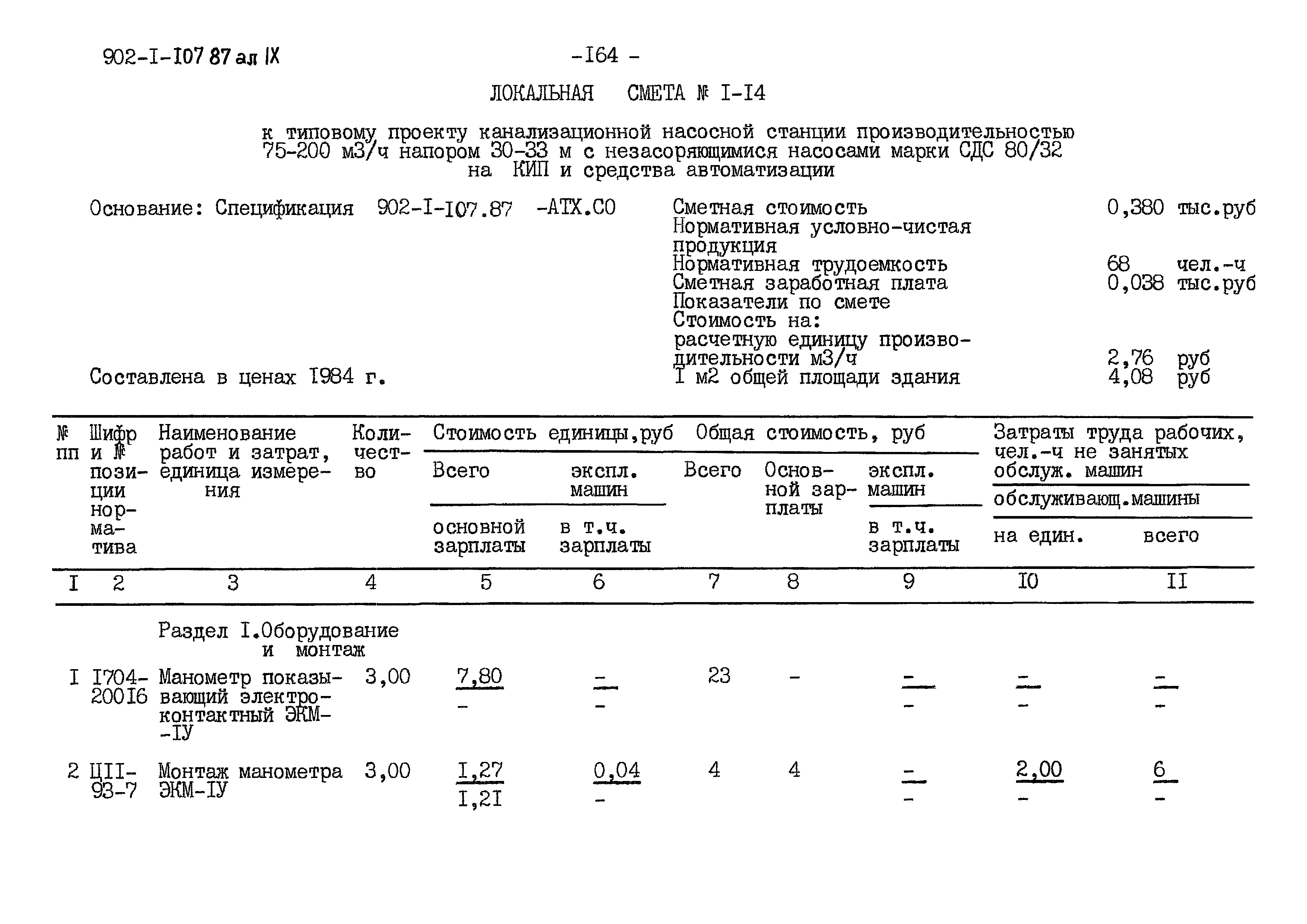 Типовой проект 902-1-110.87