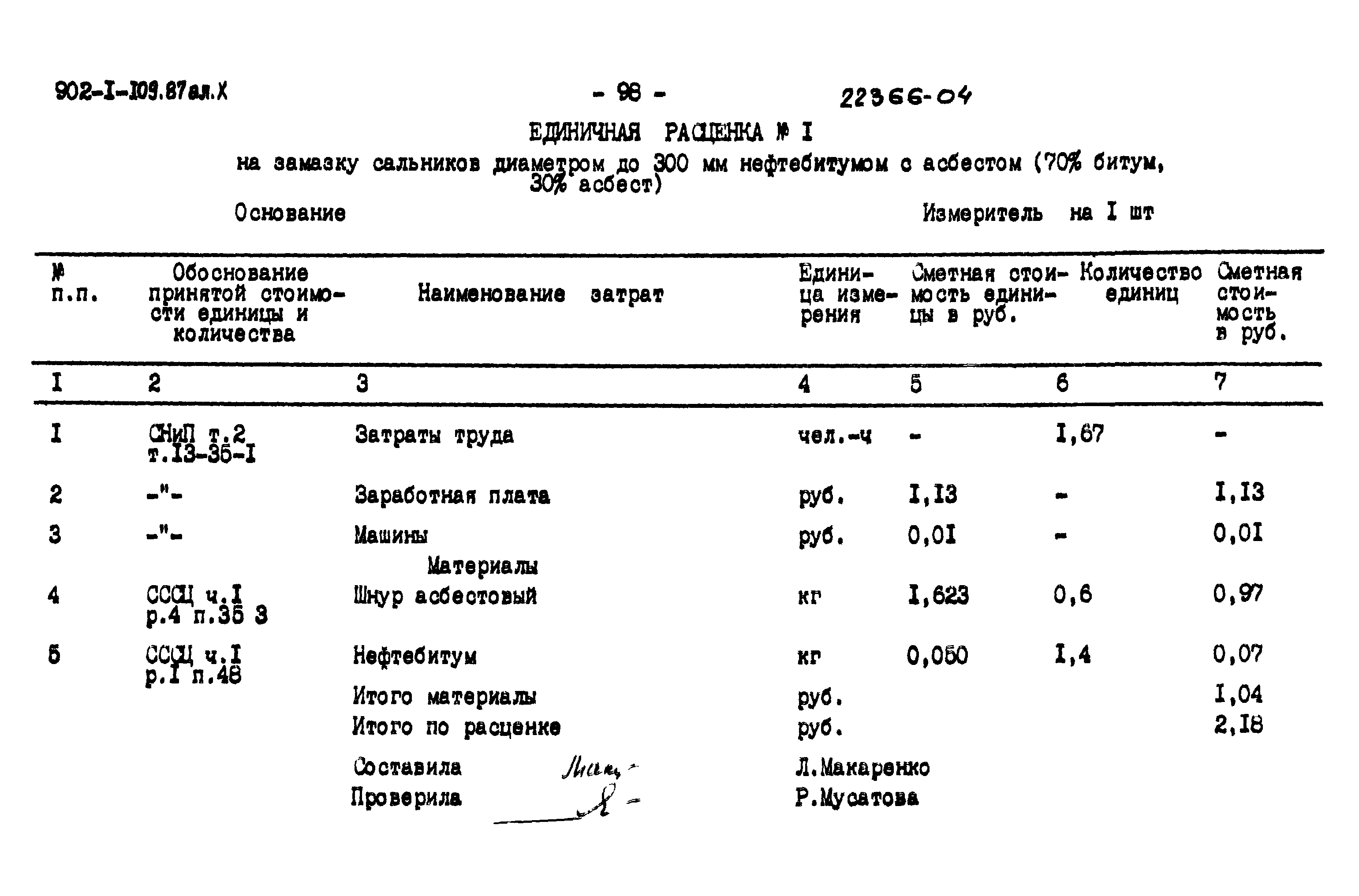 Типовой проект 902-1-109.87