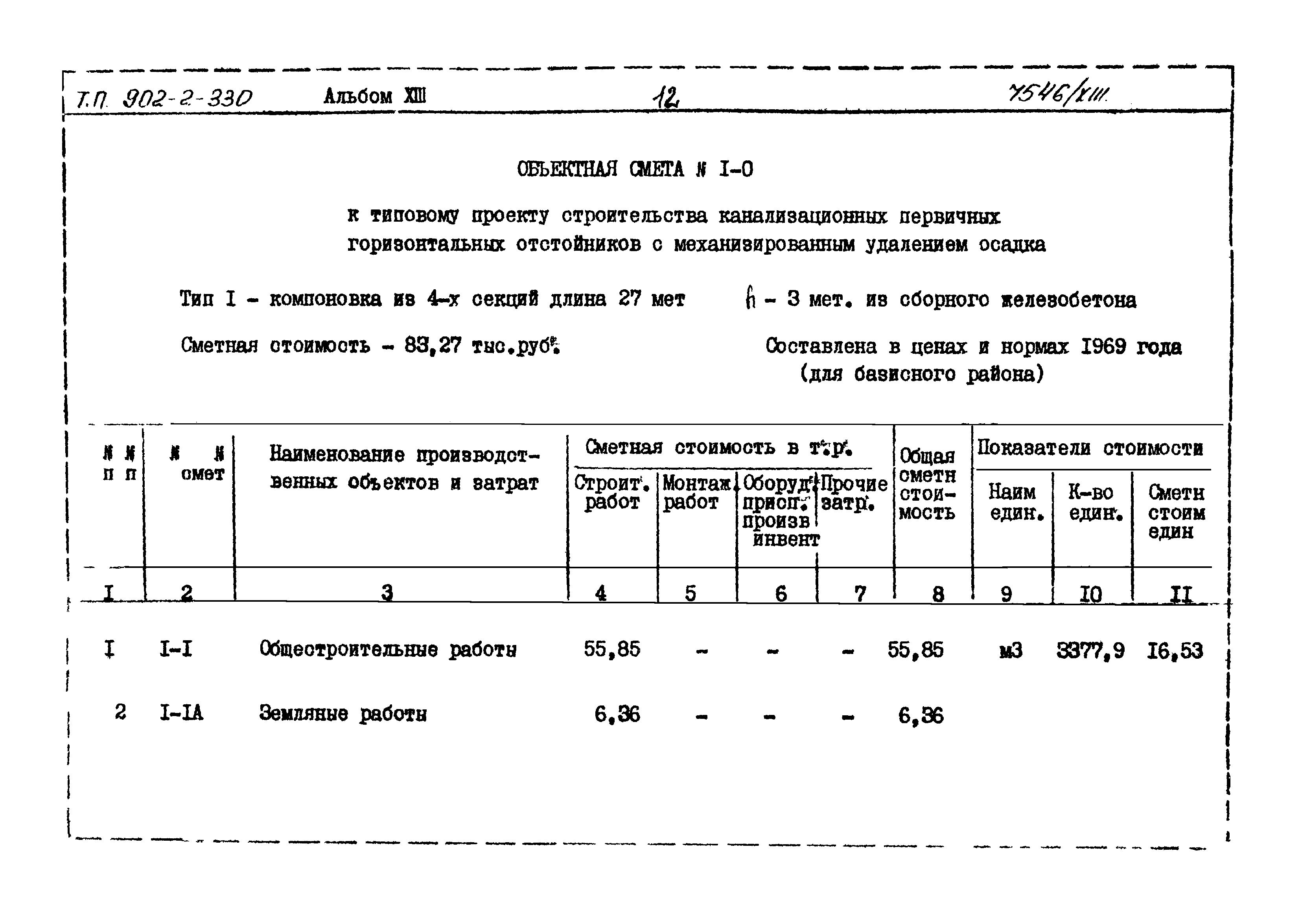 Типовой проект 902-2-330