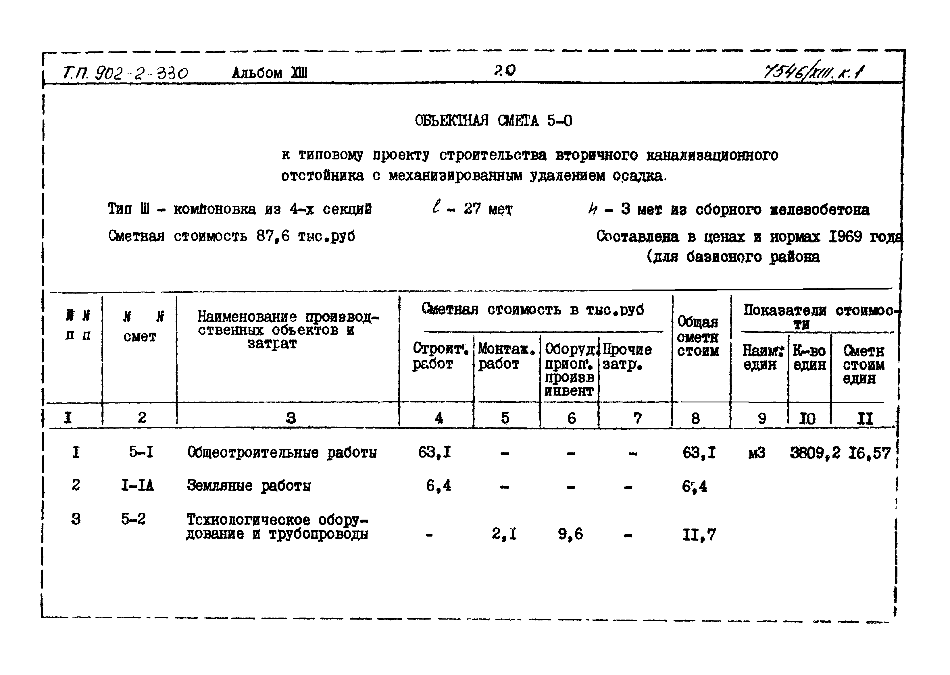 Типовой проект 902-2-330