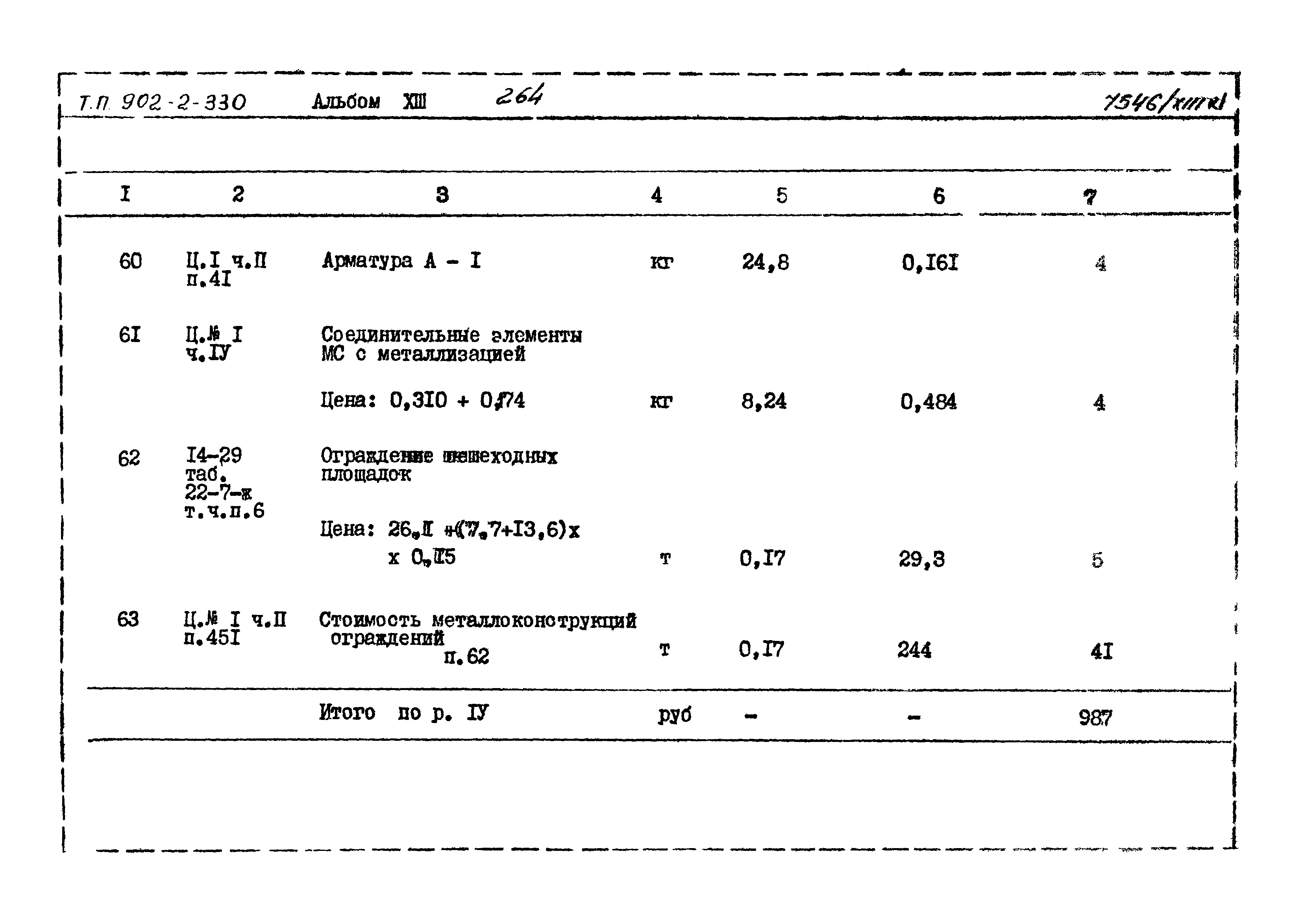 Типовой проект 902-2-330