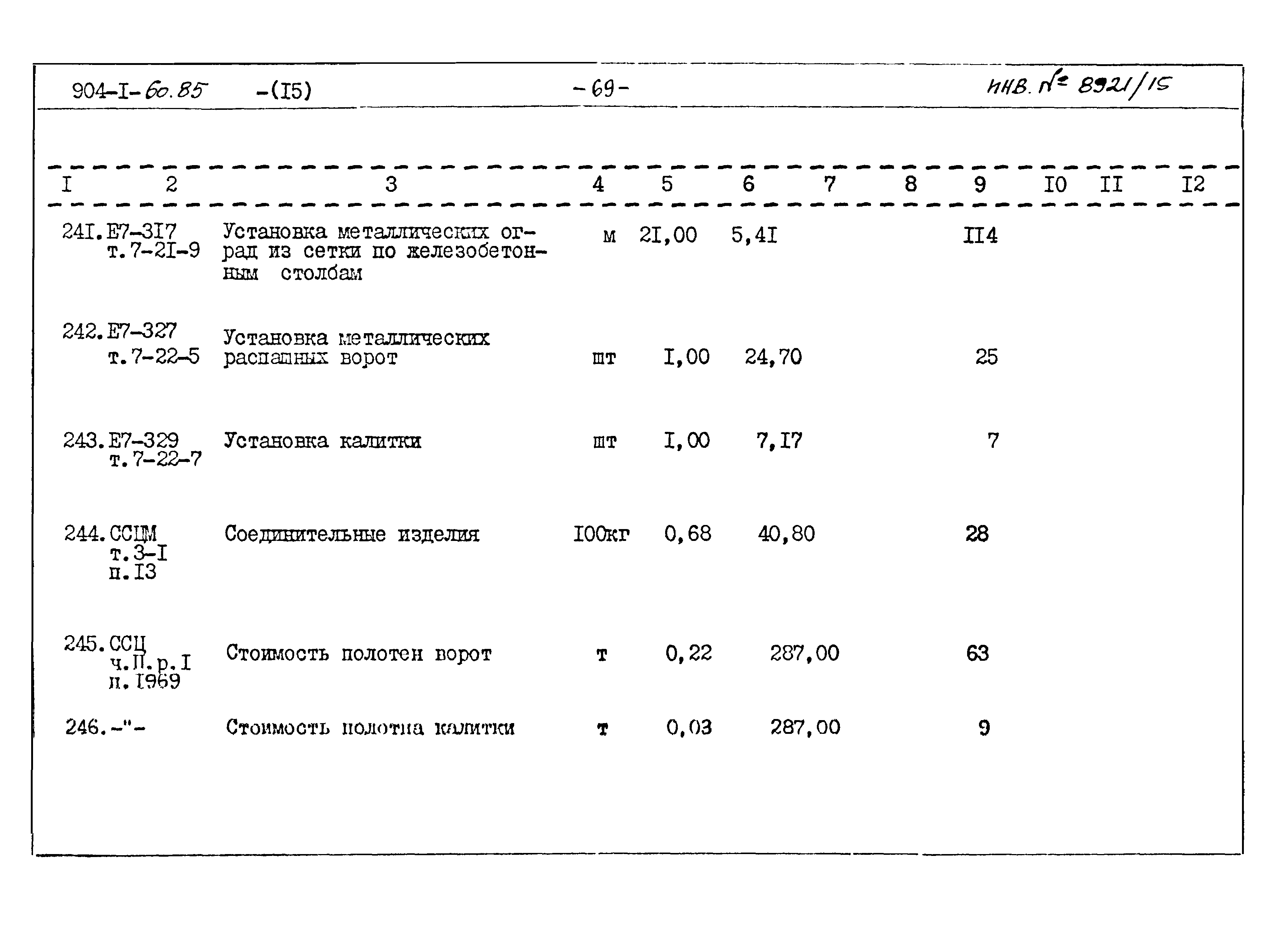 Типовой проект 904-1-60.85