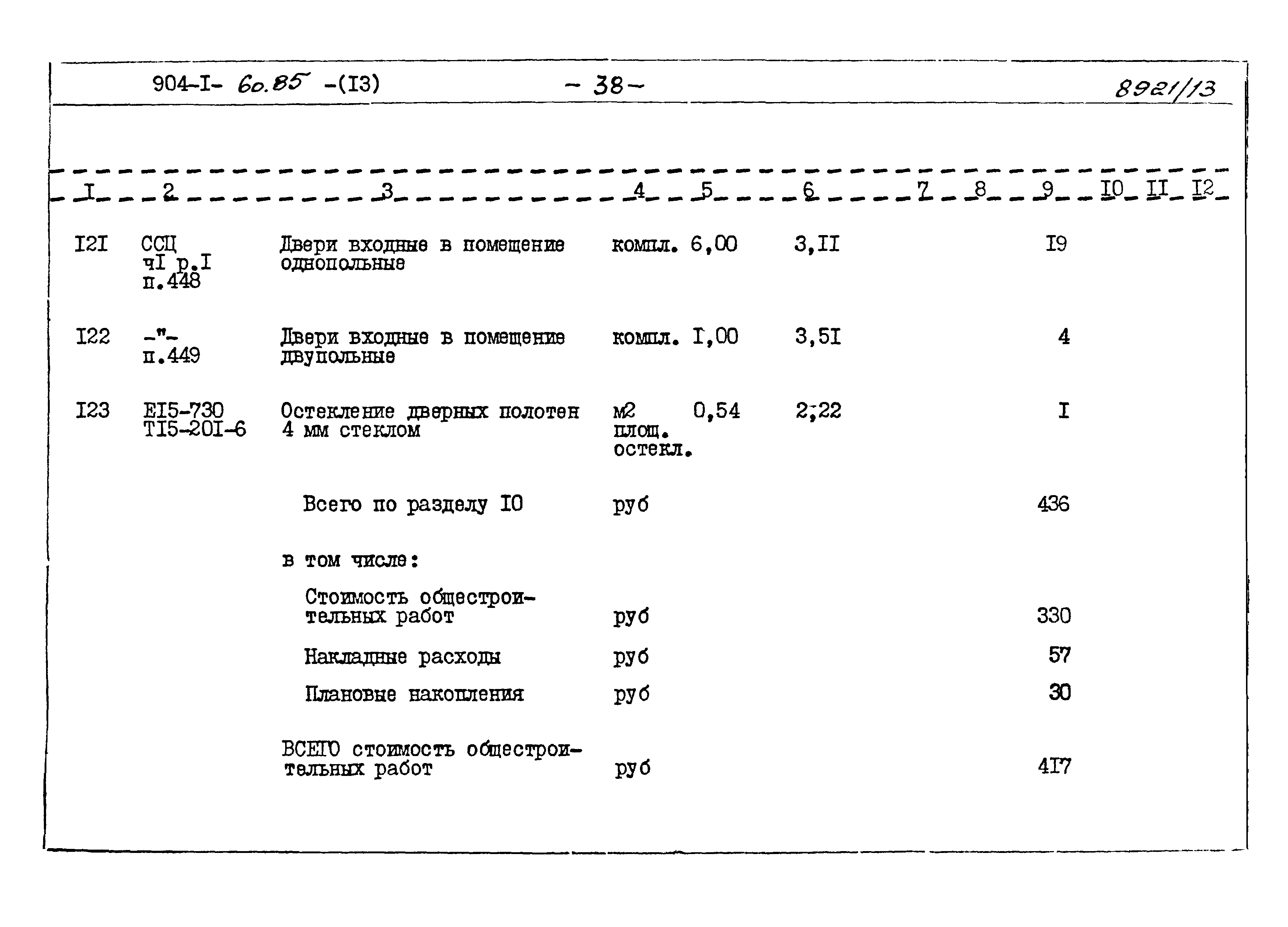 Типовой проект 904-1-60.85