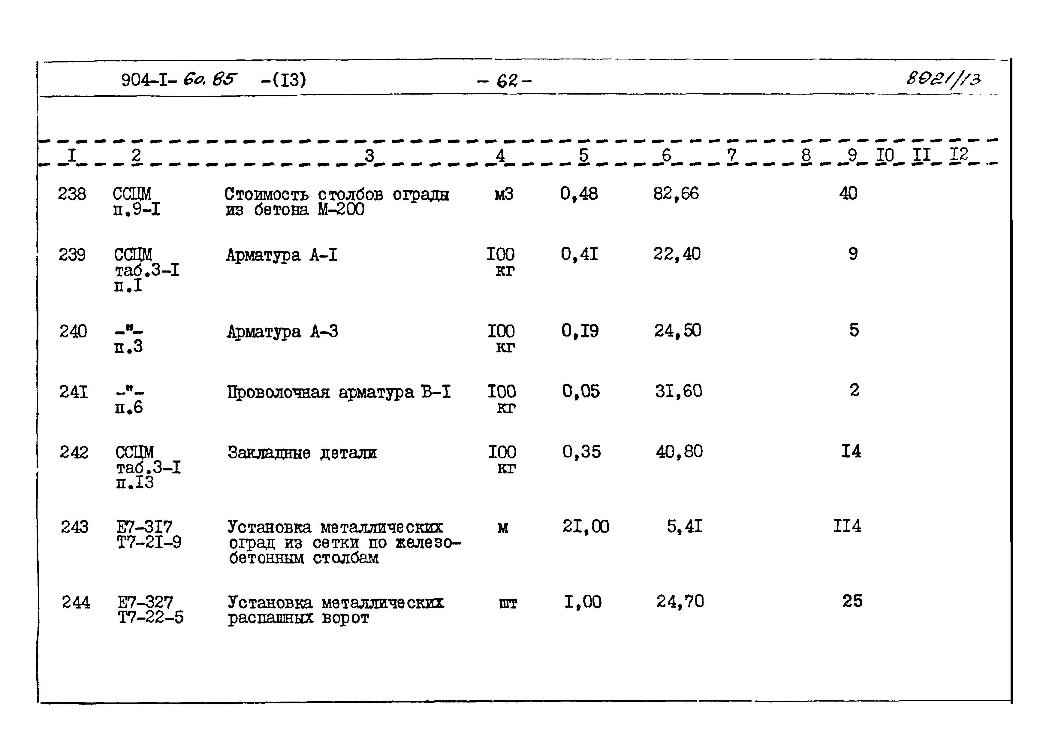 Типовой проект 904-1-60.85