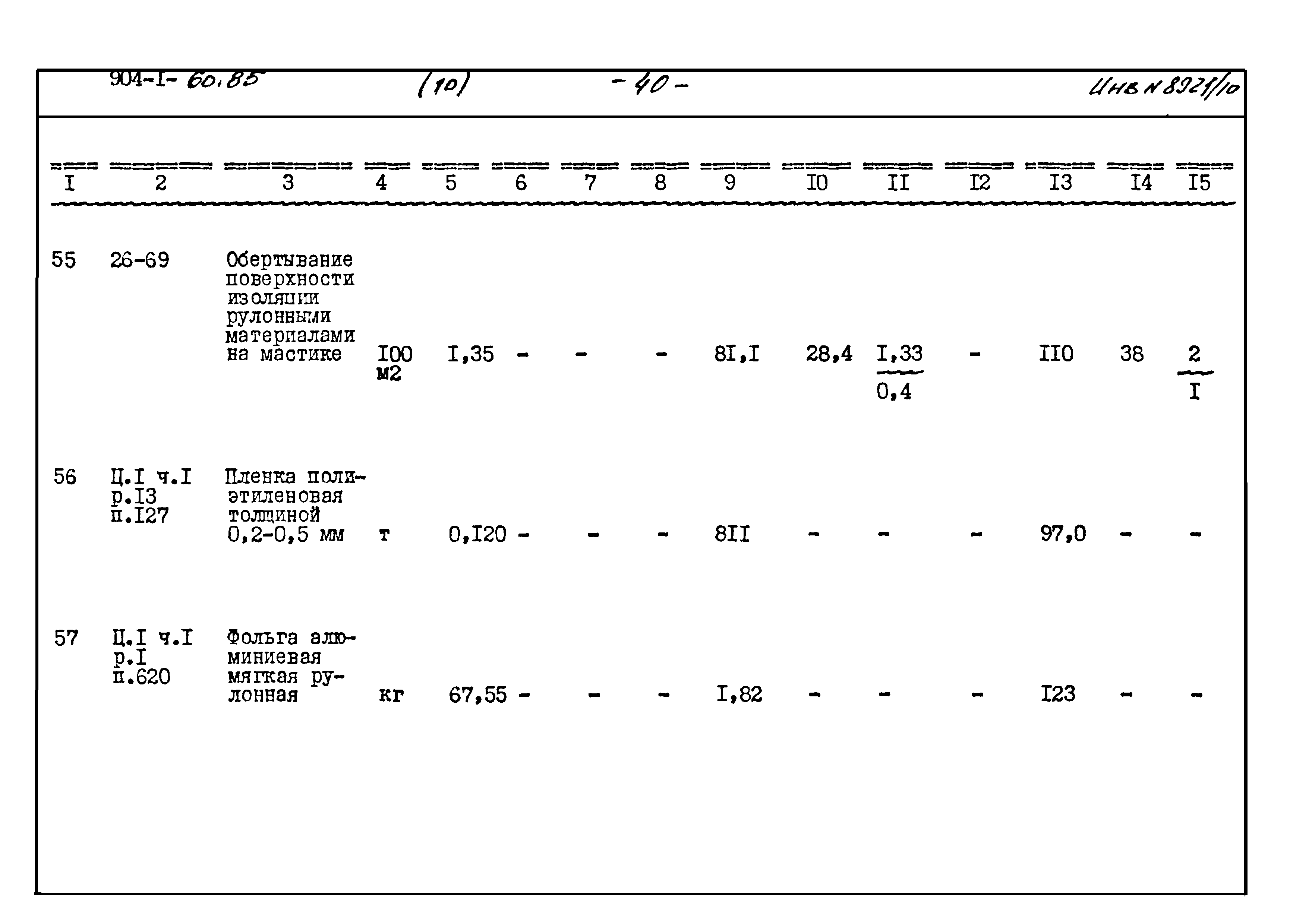 Типовой проект 904-1-60.85