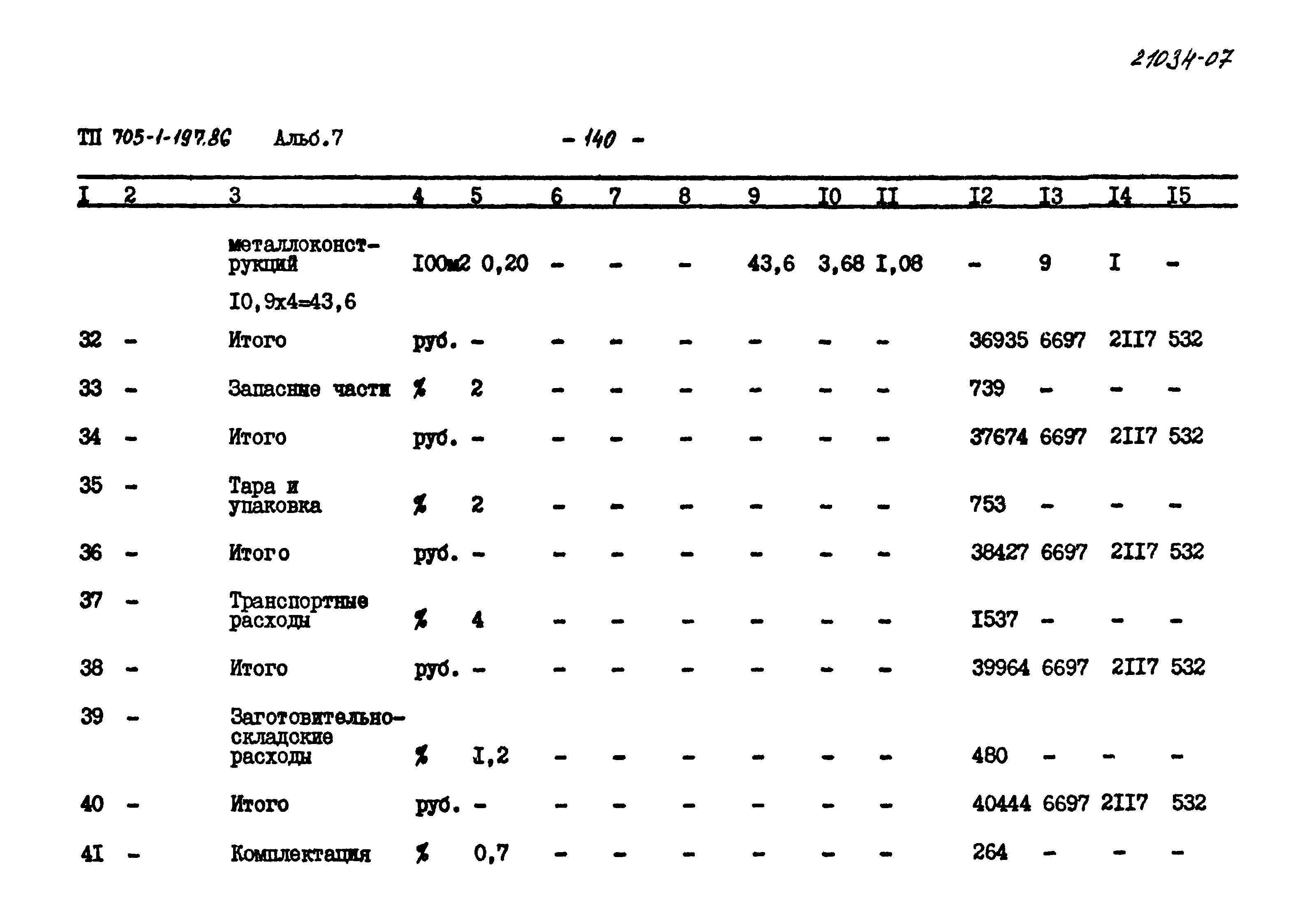 Типовой проект 705-1-197.86