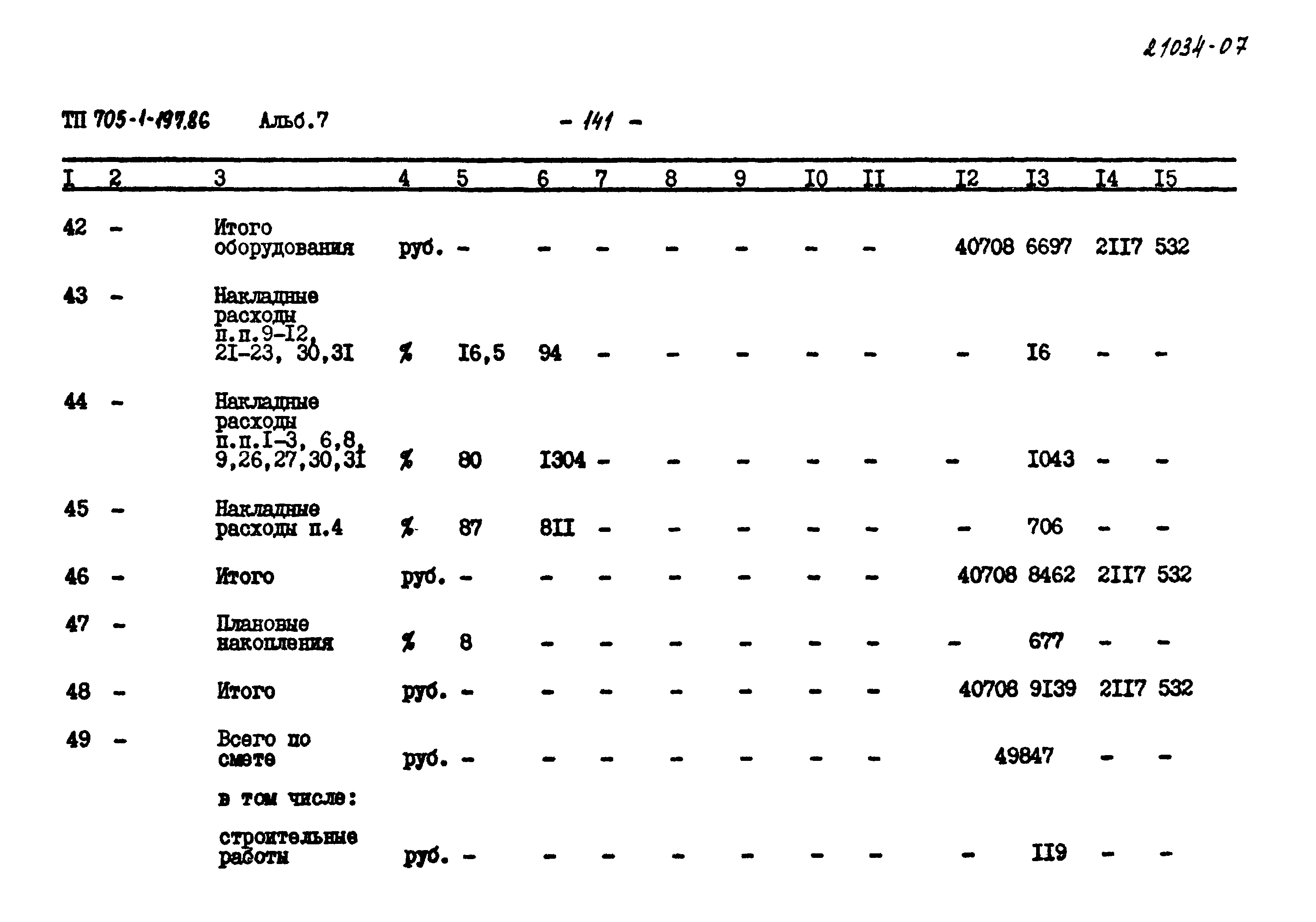 Типовой проект 705-1-197.86