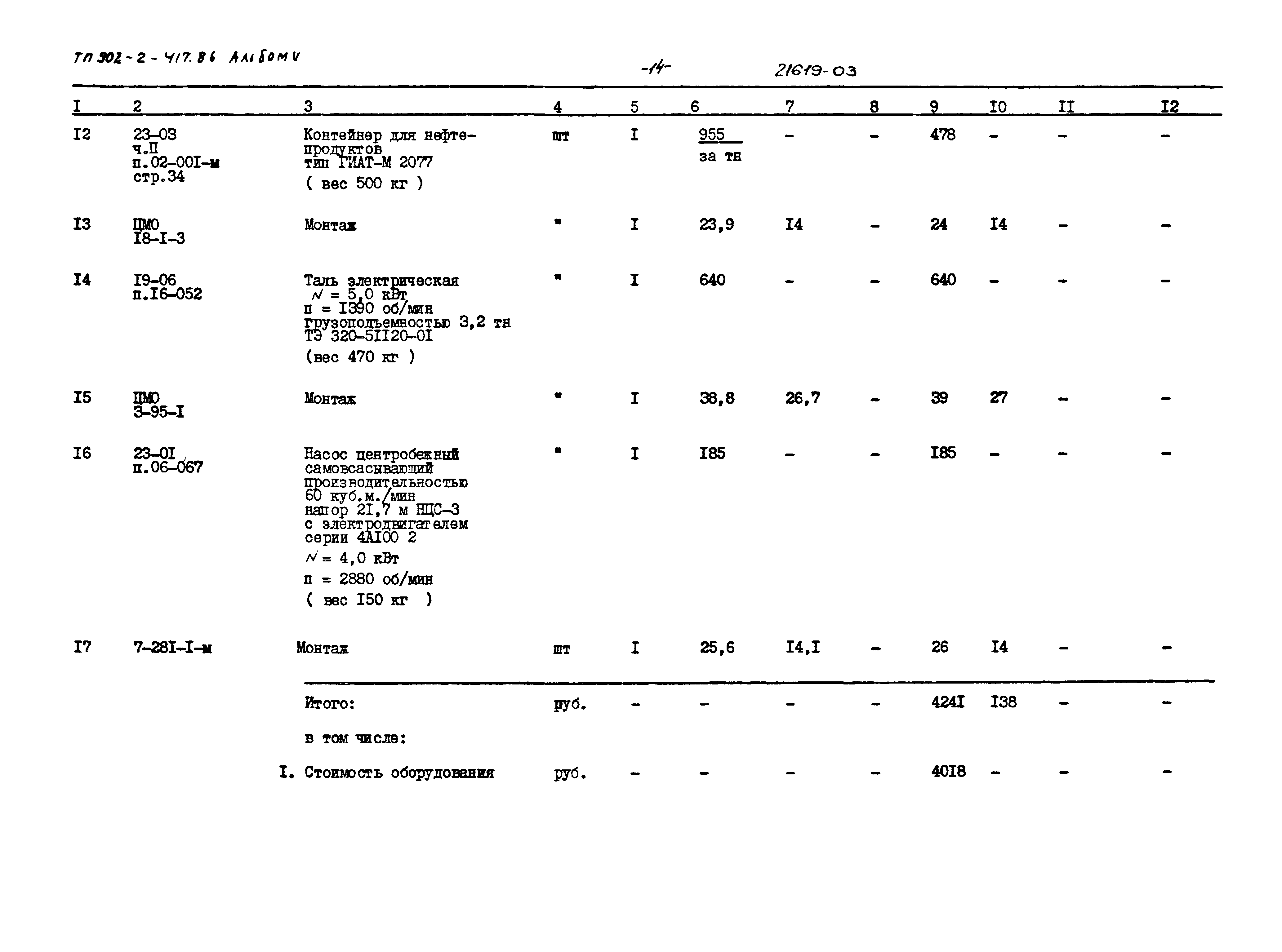 Типовой проект 902-2-417.86