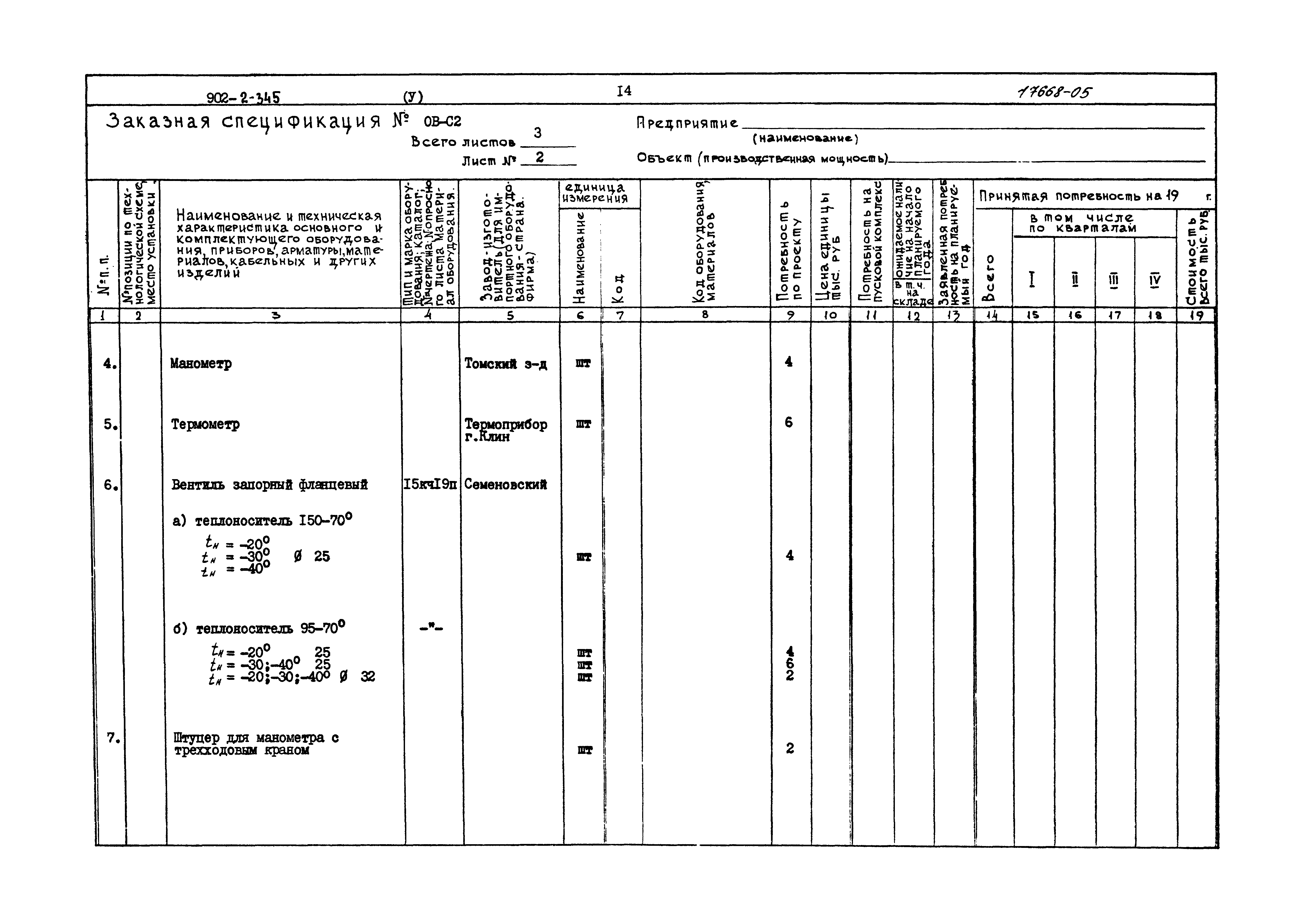 Типовой проект 902-2-345