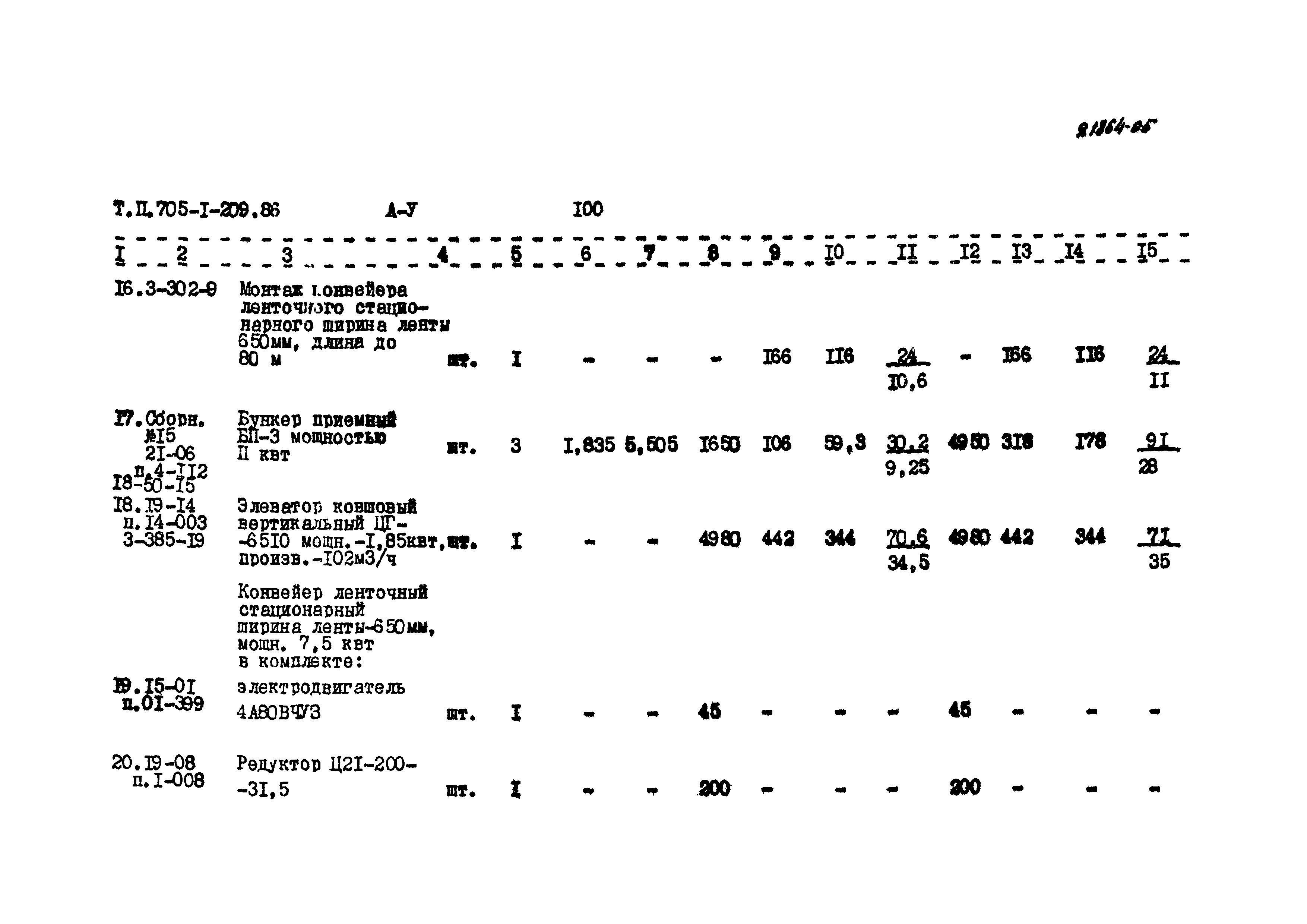 Типовой проект 705-1-209.86