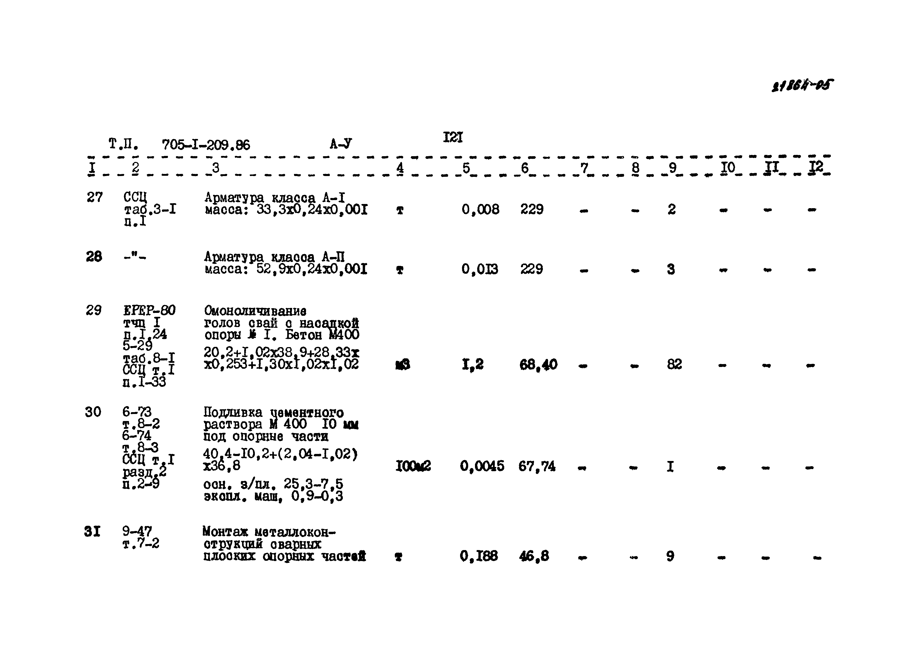 Типовой проект 705-1-209.86