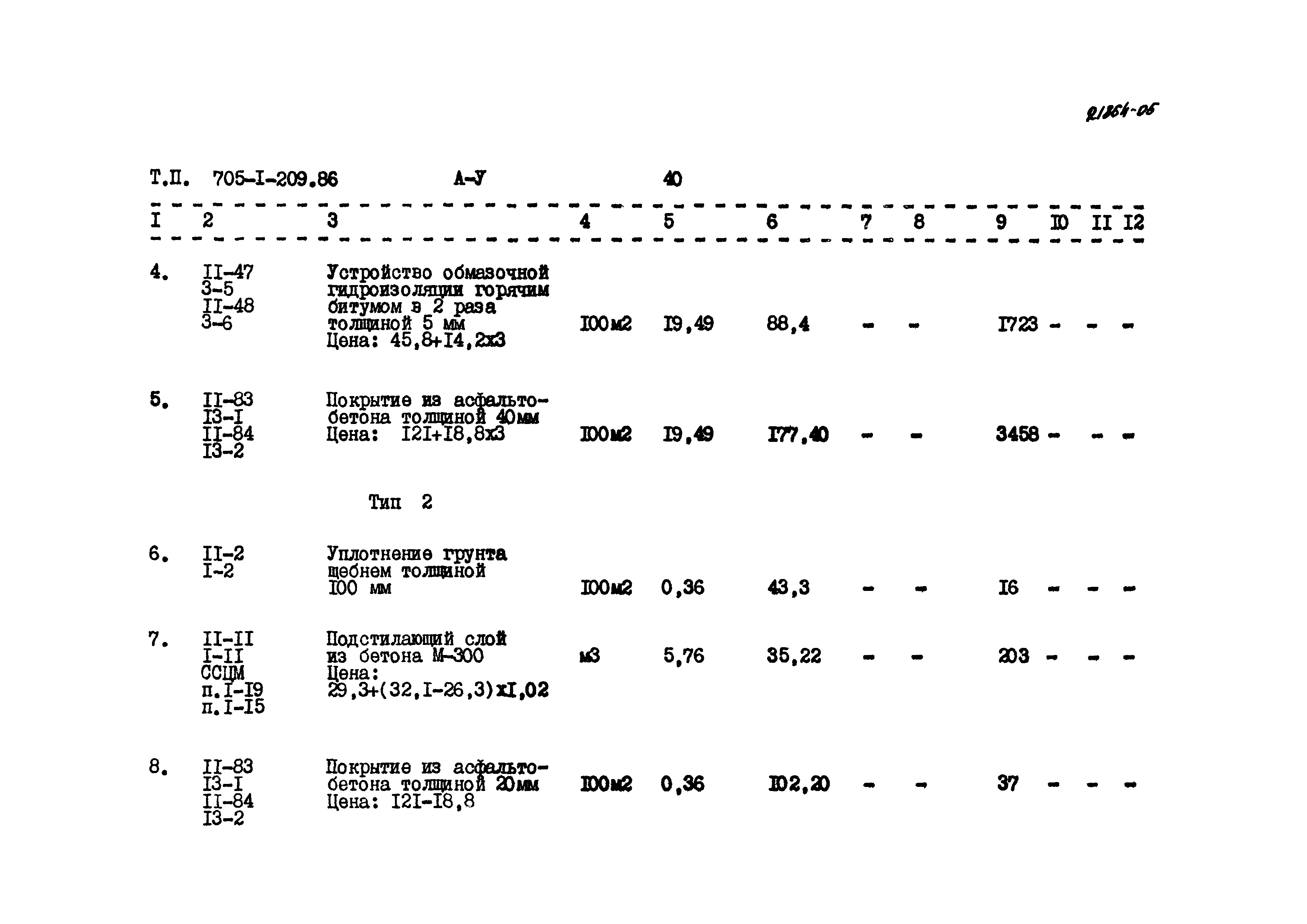 Типовой проект 705-1-209.86