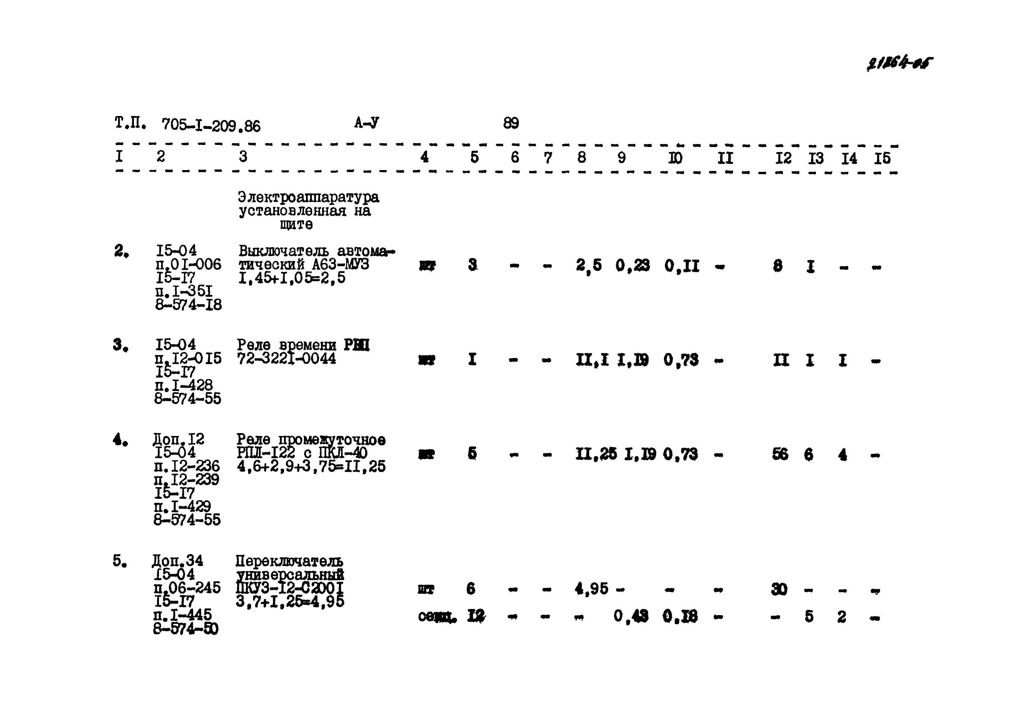 Типовой проект 705-1-209.86