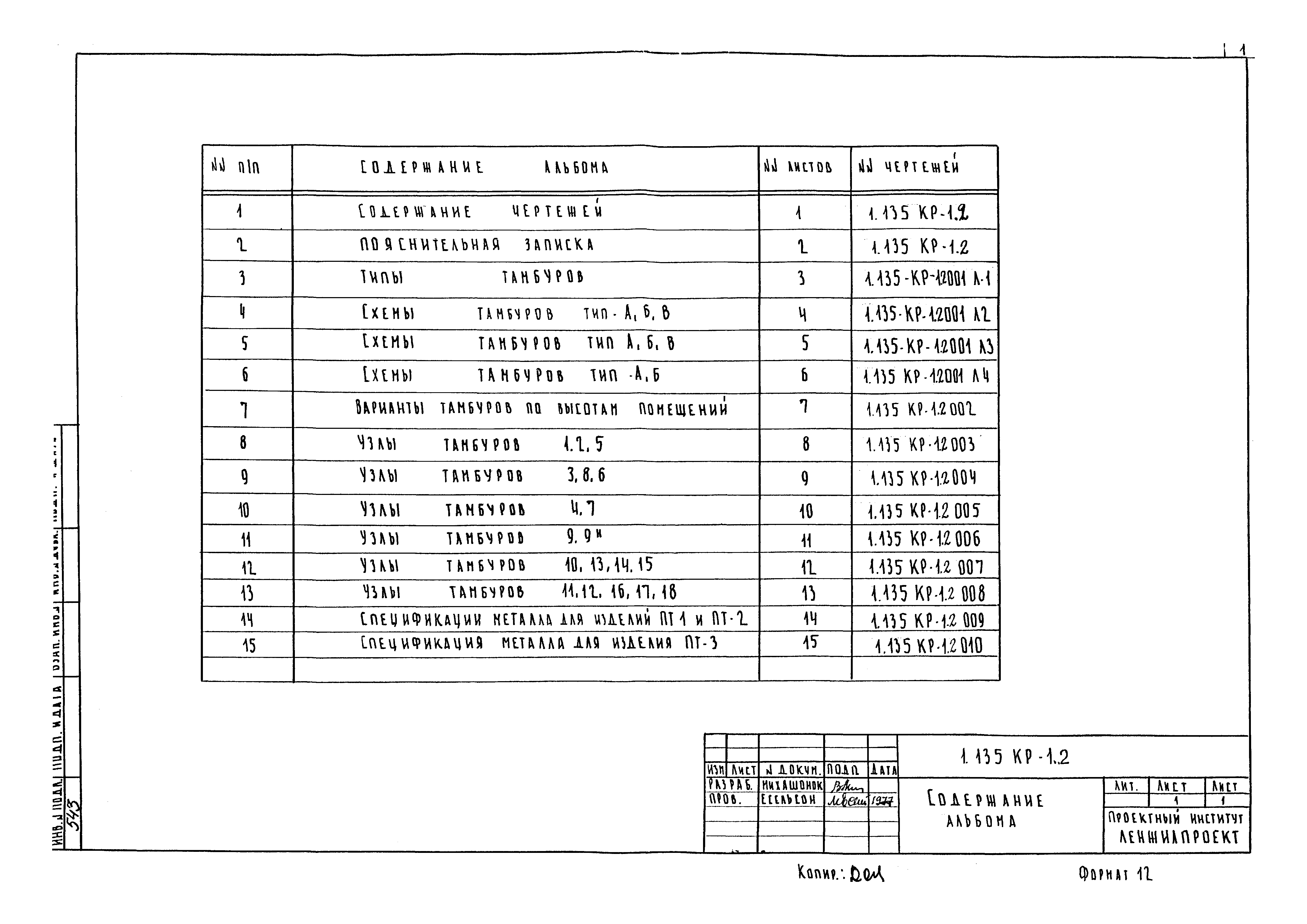 Серия 1.135 КР-1