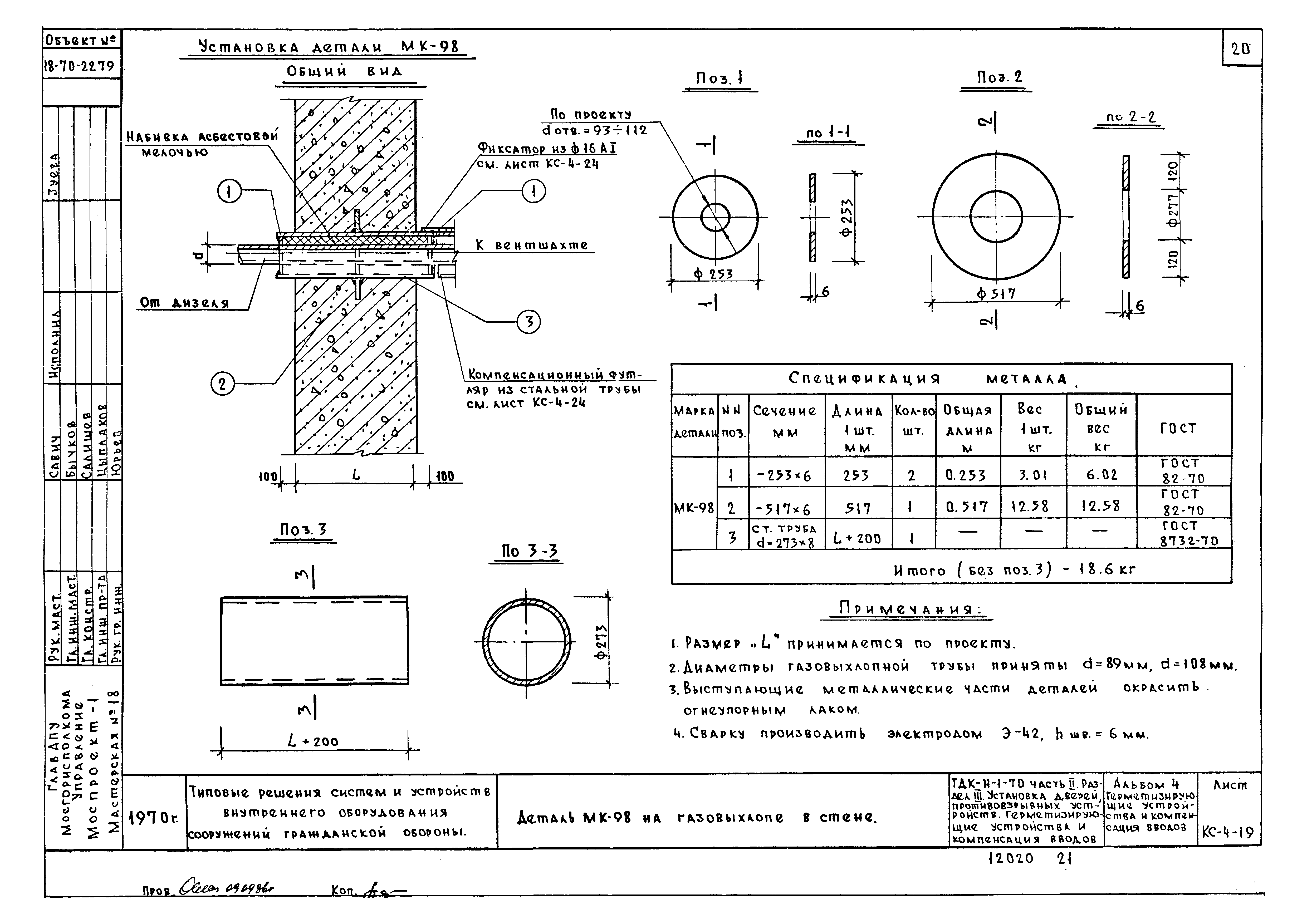 Серия ТДК-Н-1-70 Часть II