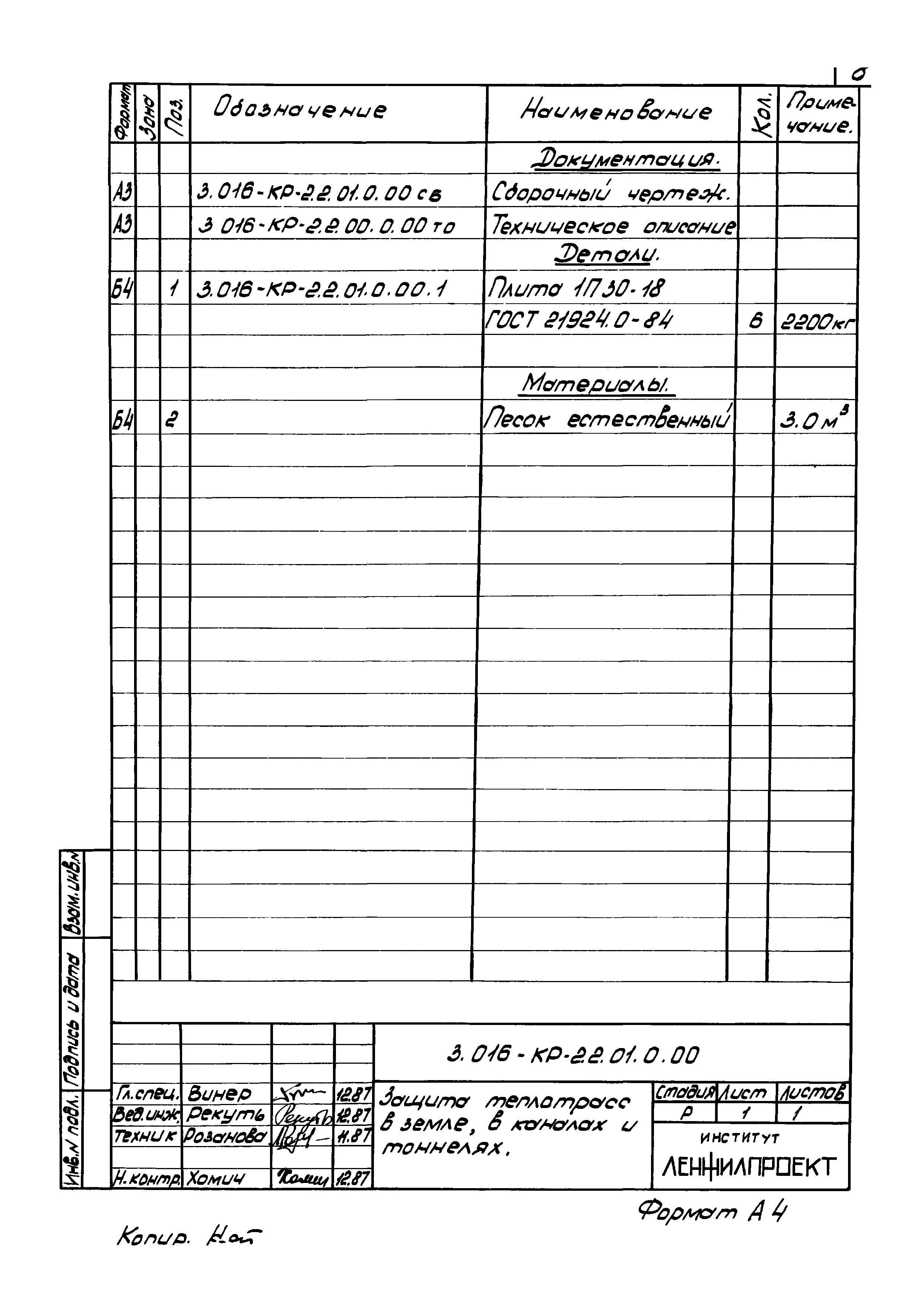 Серия 3.016-КР-2.2