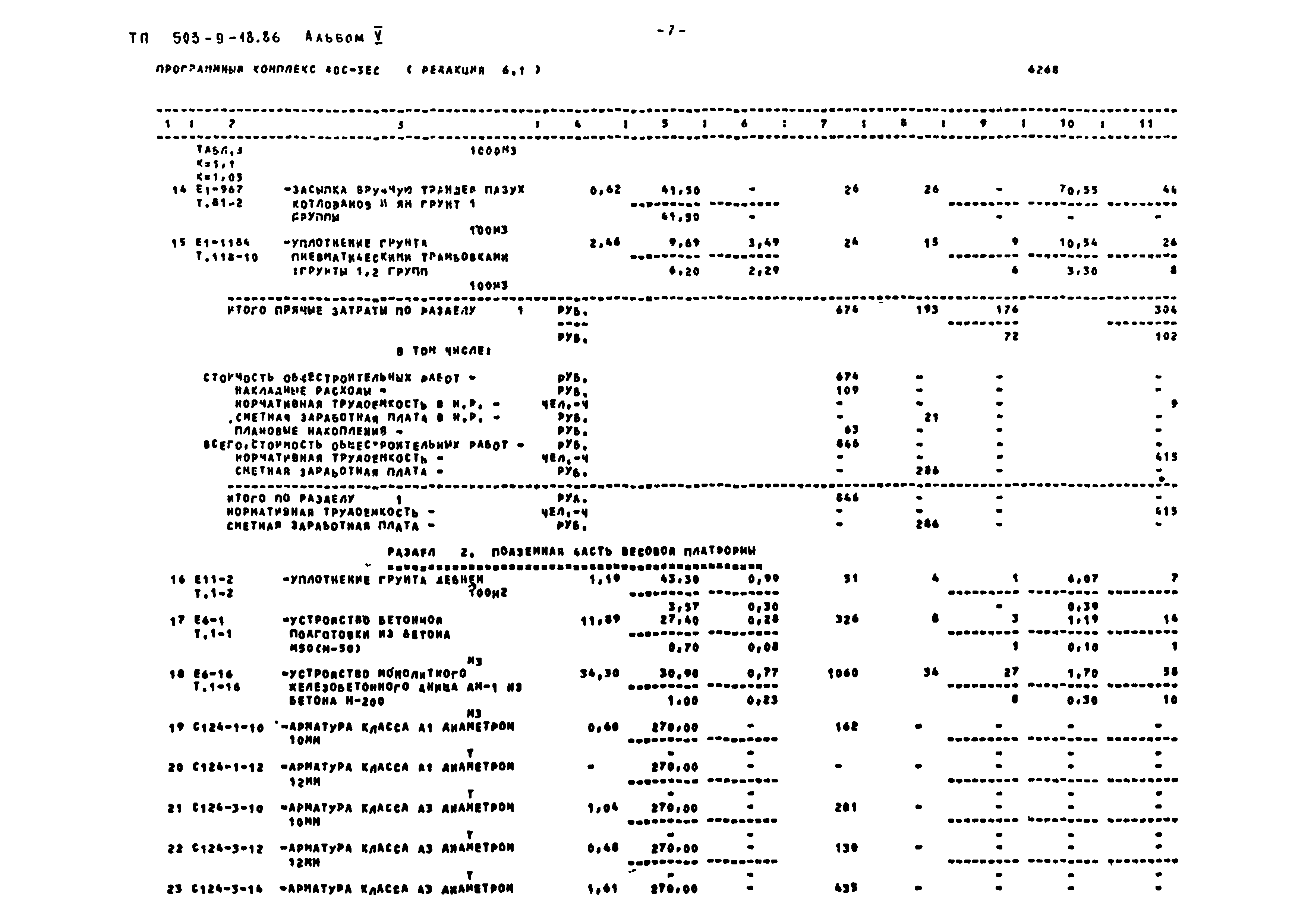 Типовой проект 503-9-18.86