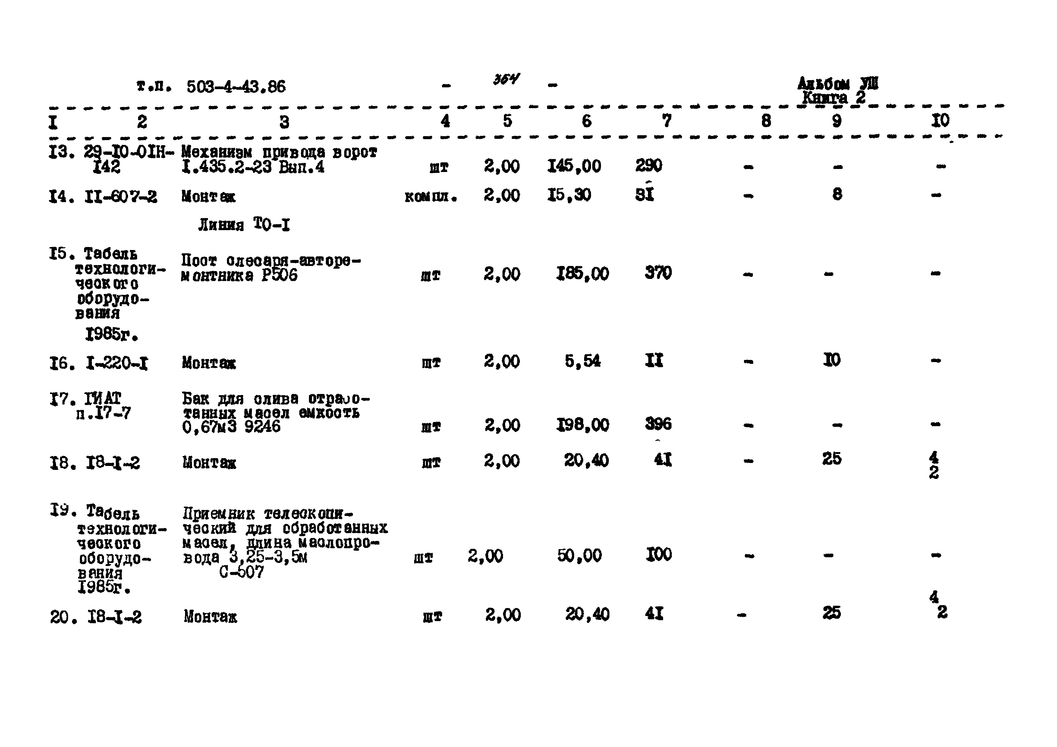 Типовой проект 503-4-43.86