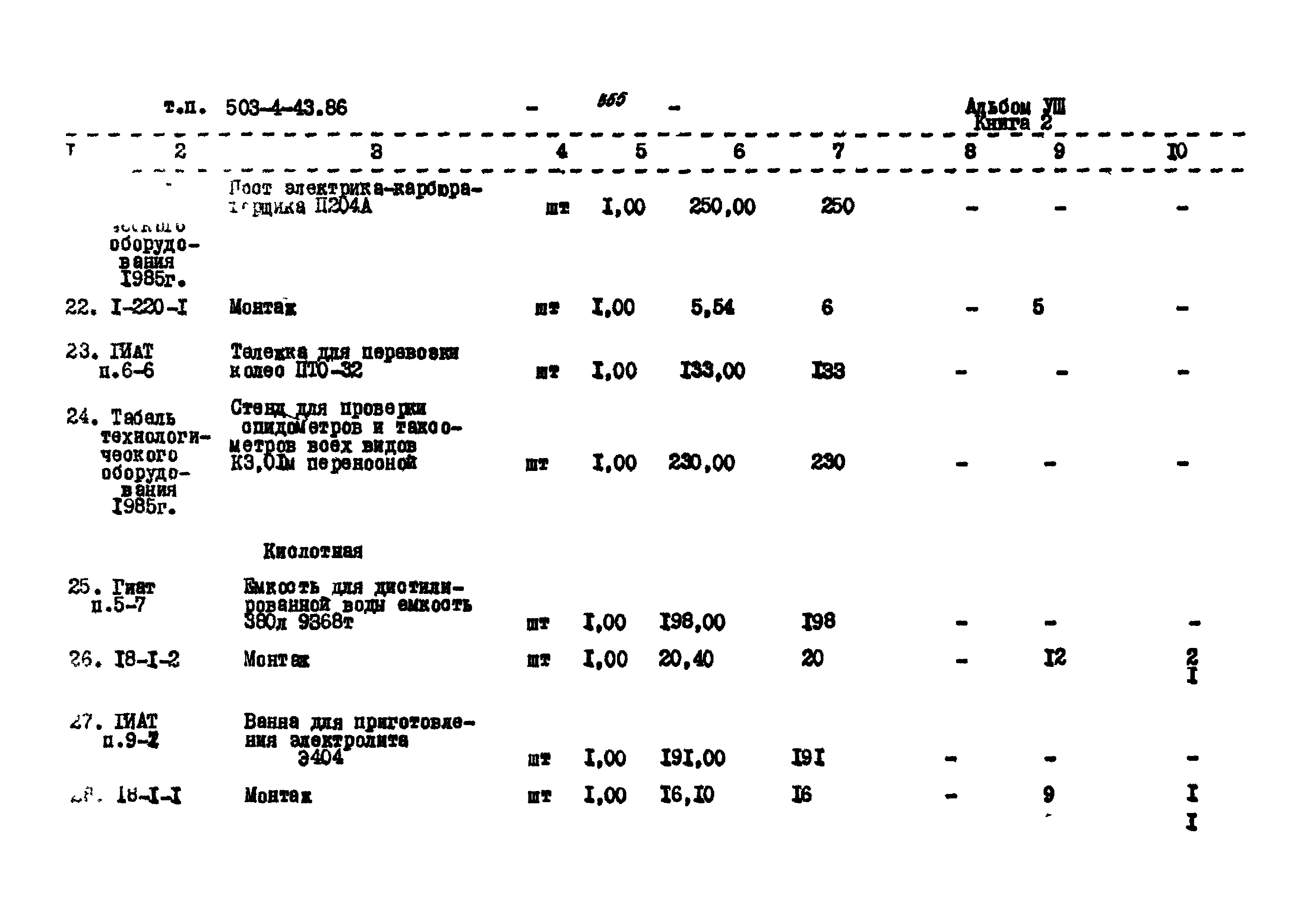 Типовой проект 503-4-43.86