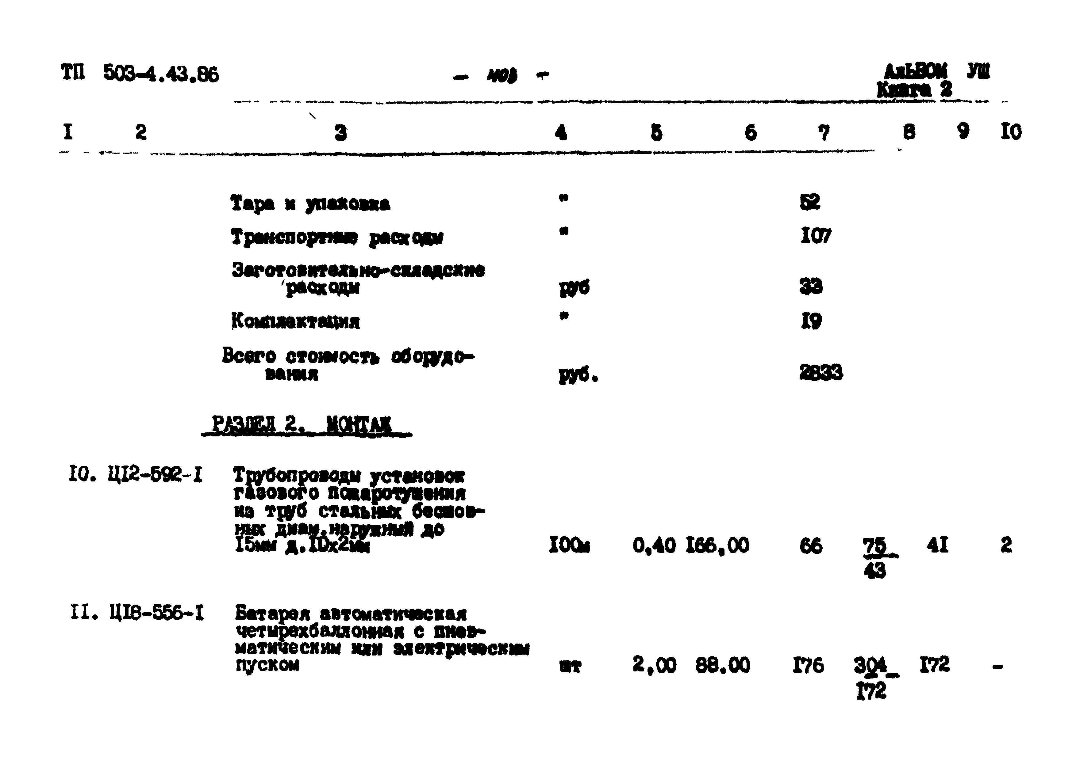 Типовой проект 503-4-43.86