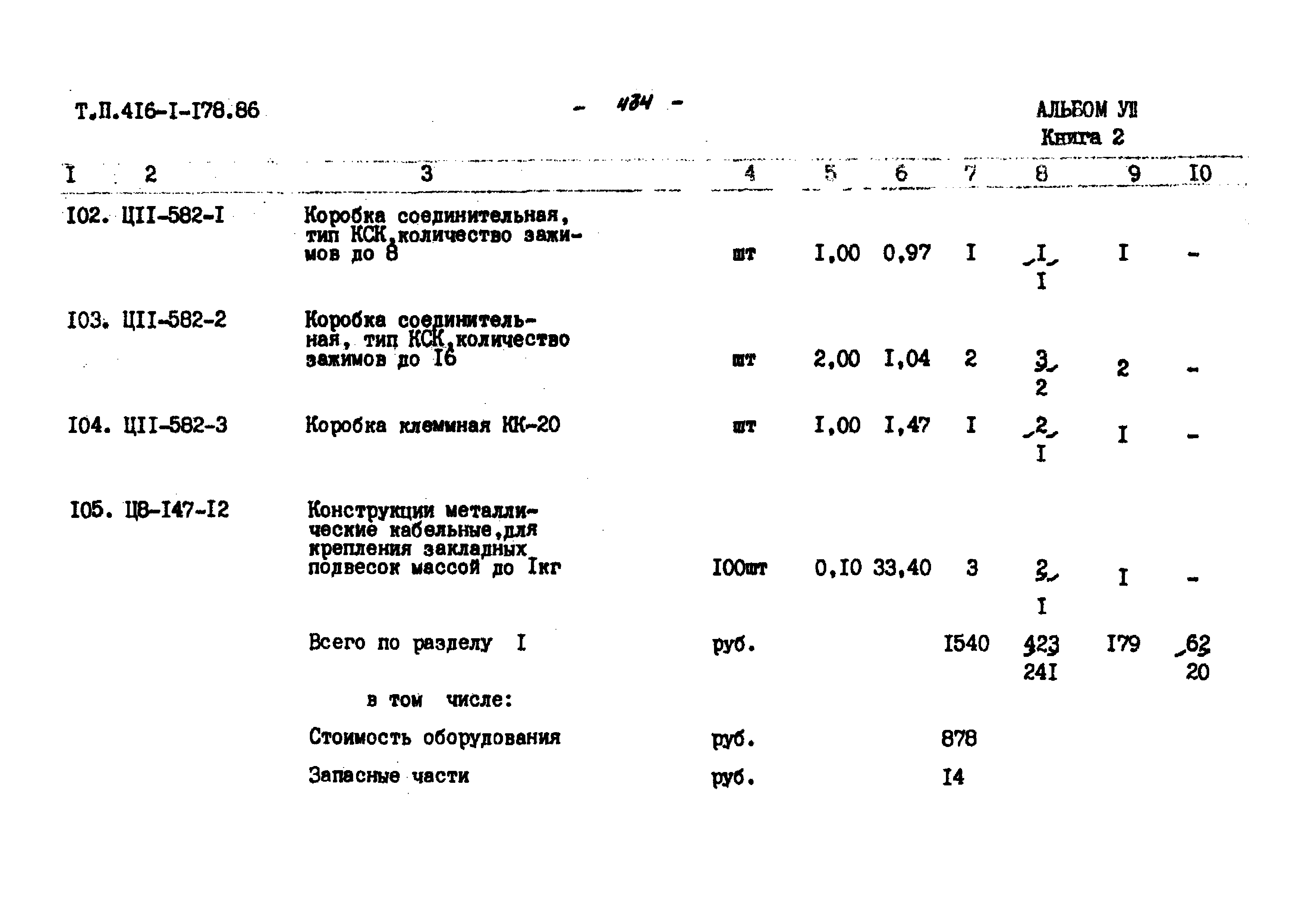 Типовой проект 503-4-43.86