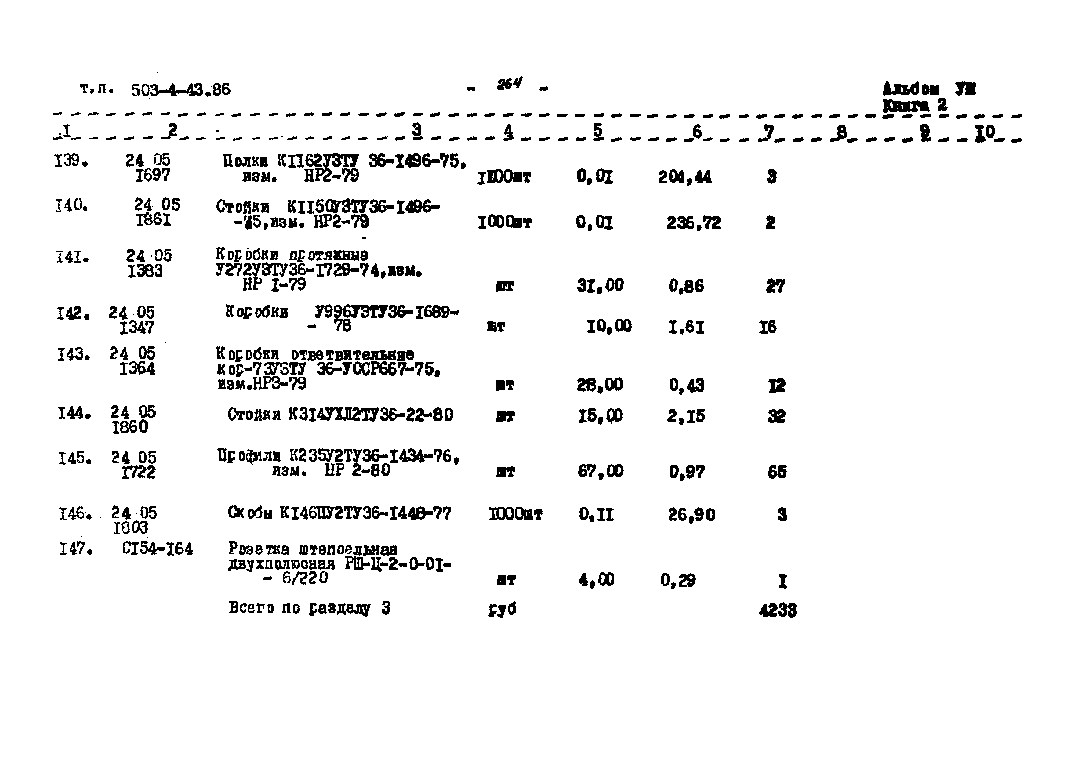 Типовой проект 503-4-43.86