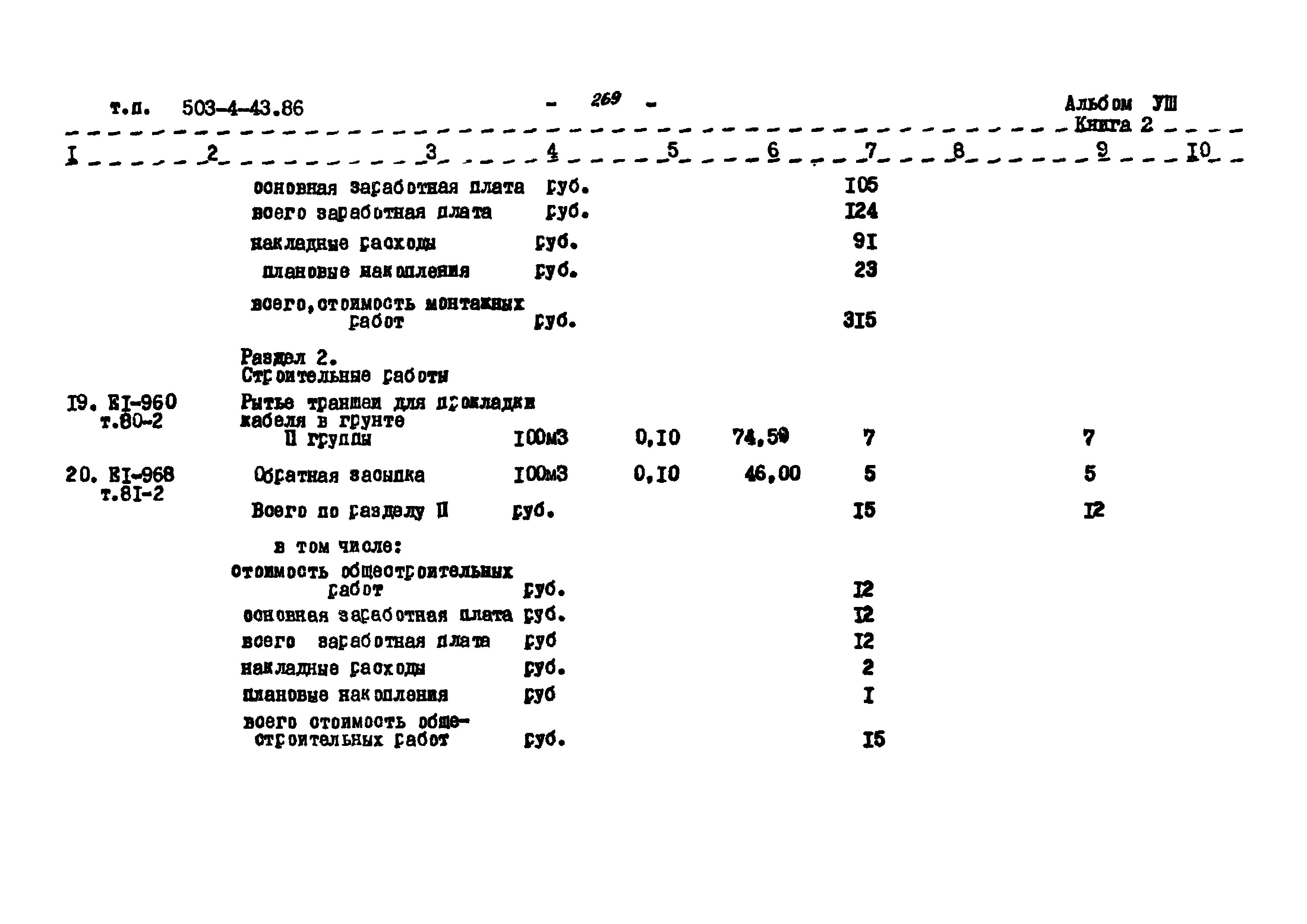 Типовой проект 503-4-43.86