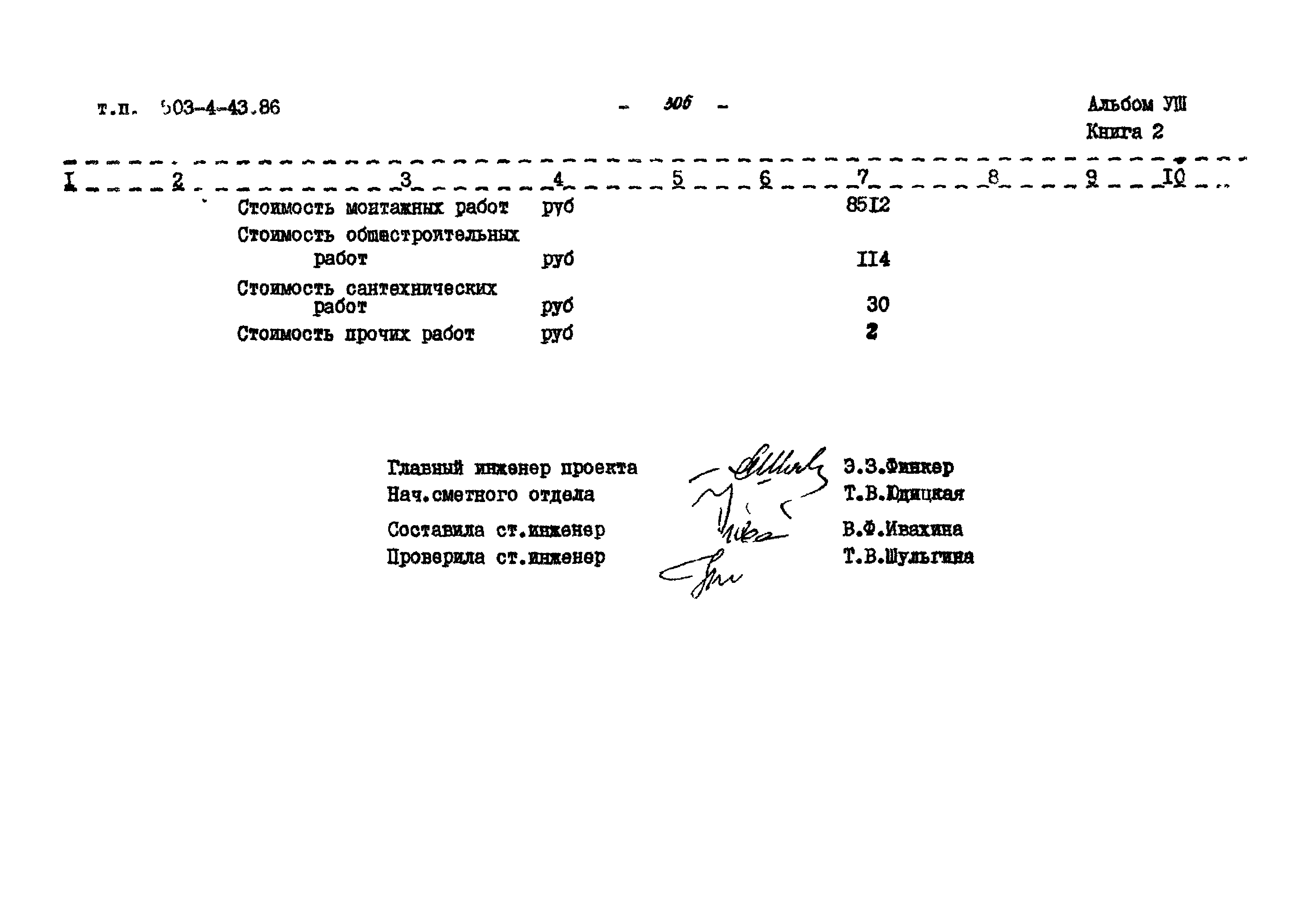 Типовой проект 503-4-43.86