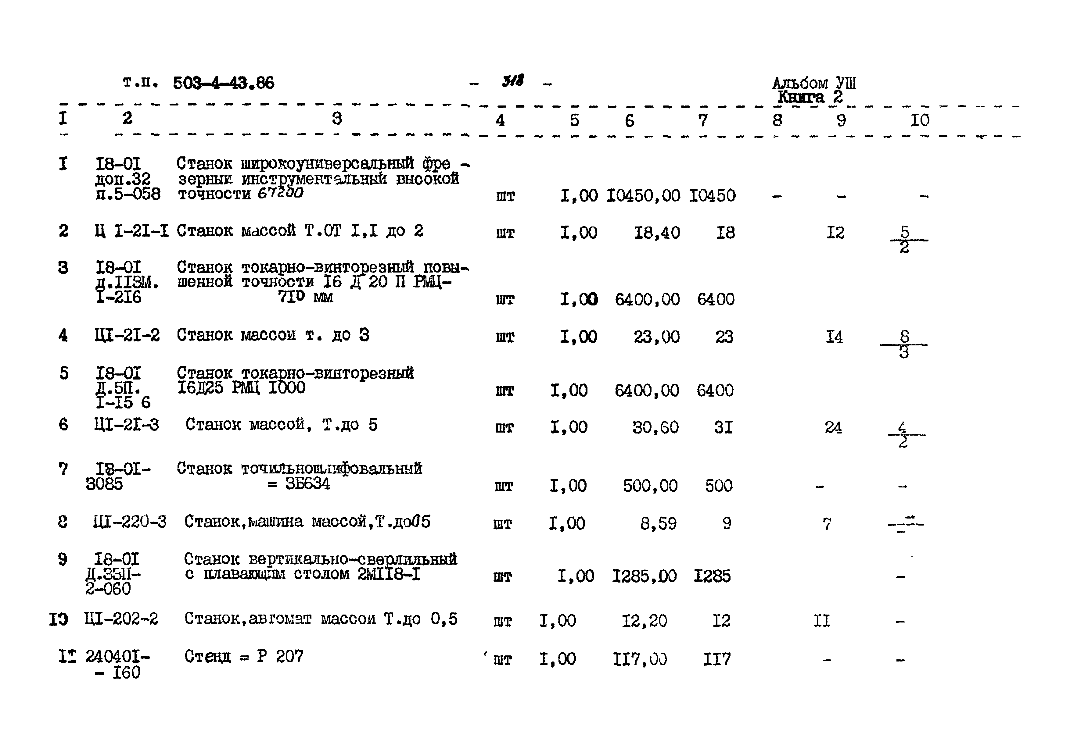 Типовой проект 503-4-43.86