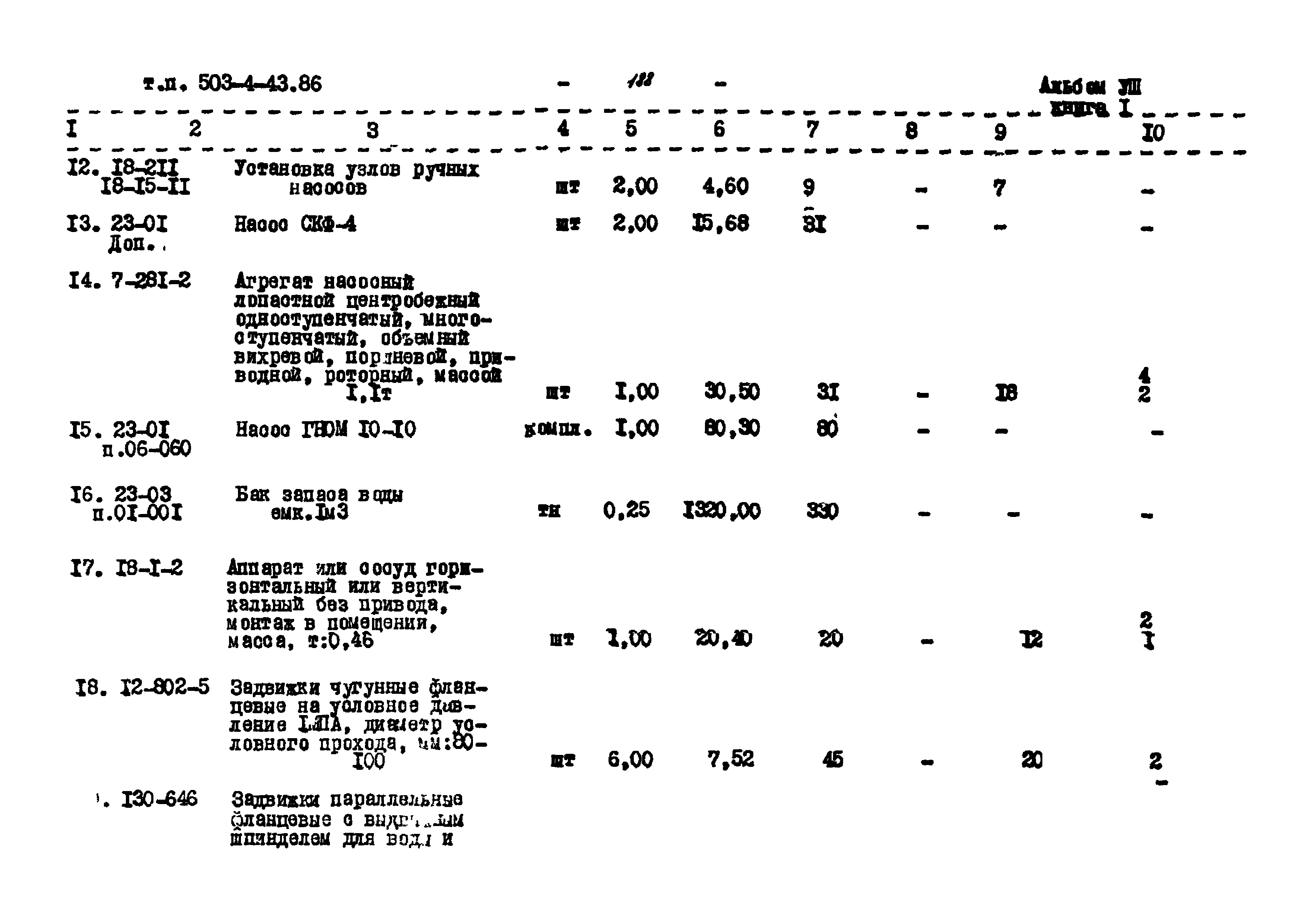 Типовой проект 503-4-43.86