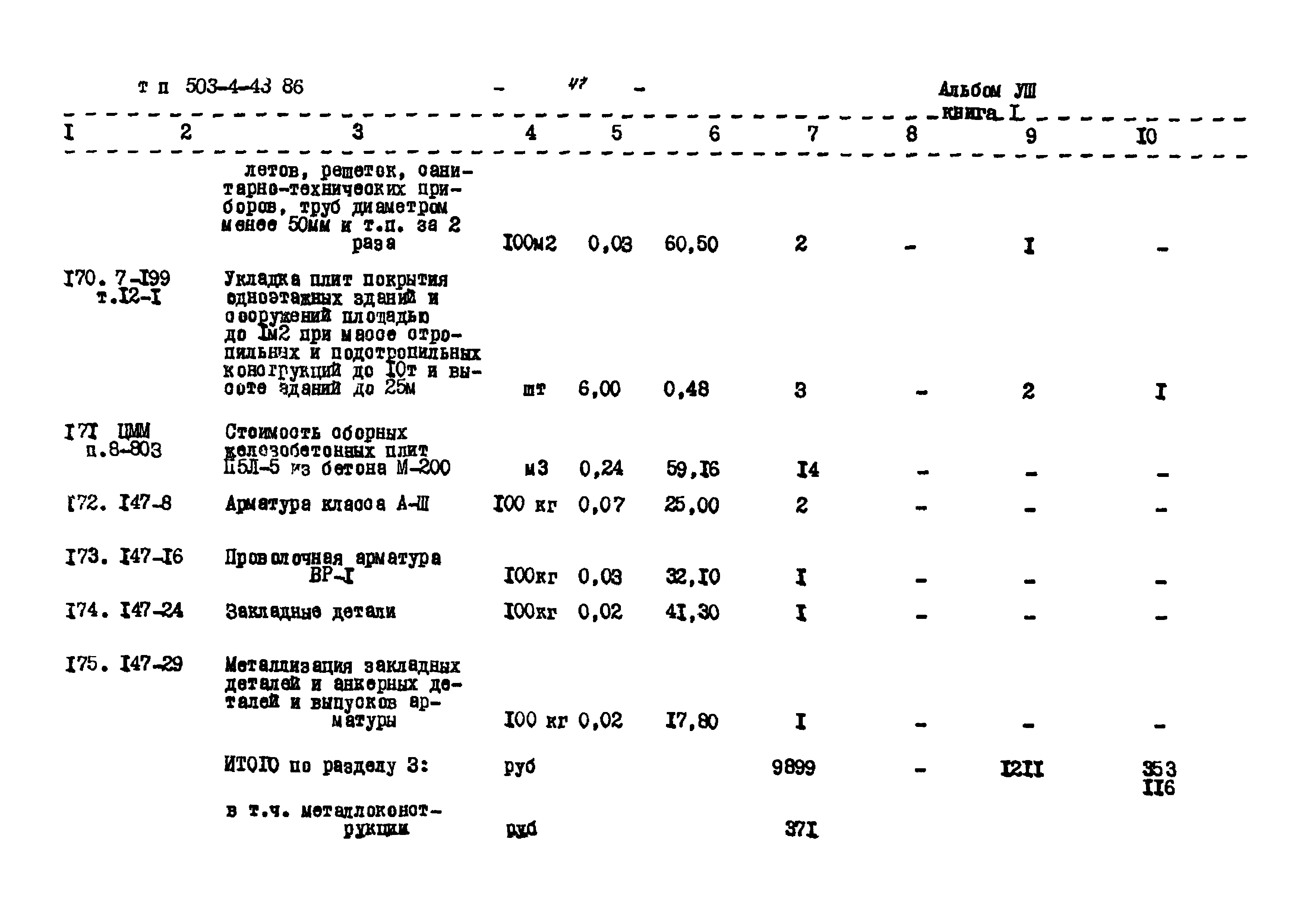 Типовой проект 503-4-43.86