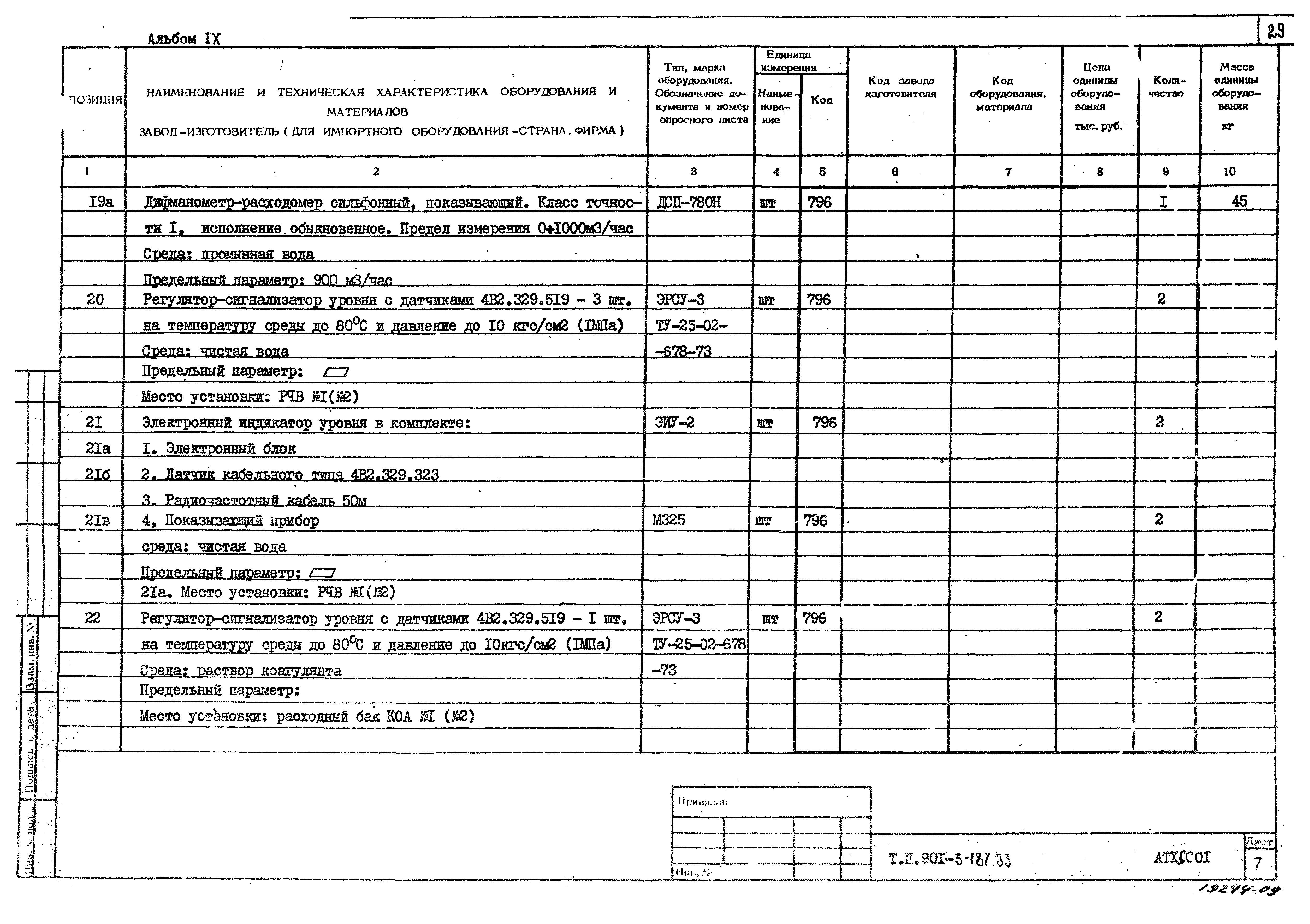 Типовой проект 901-3-187.83