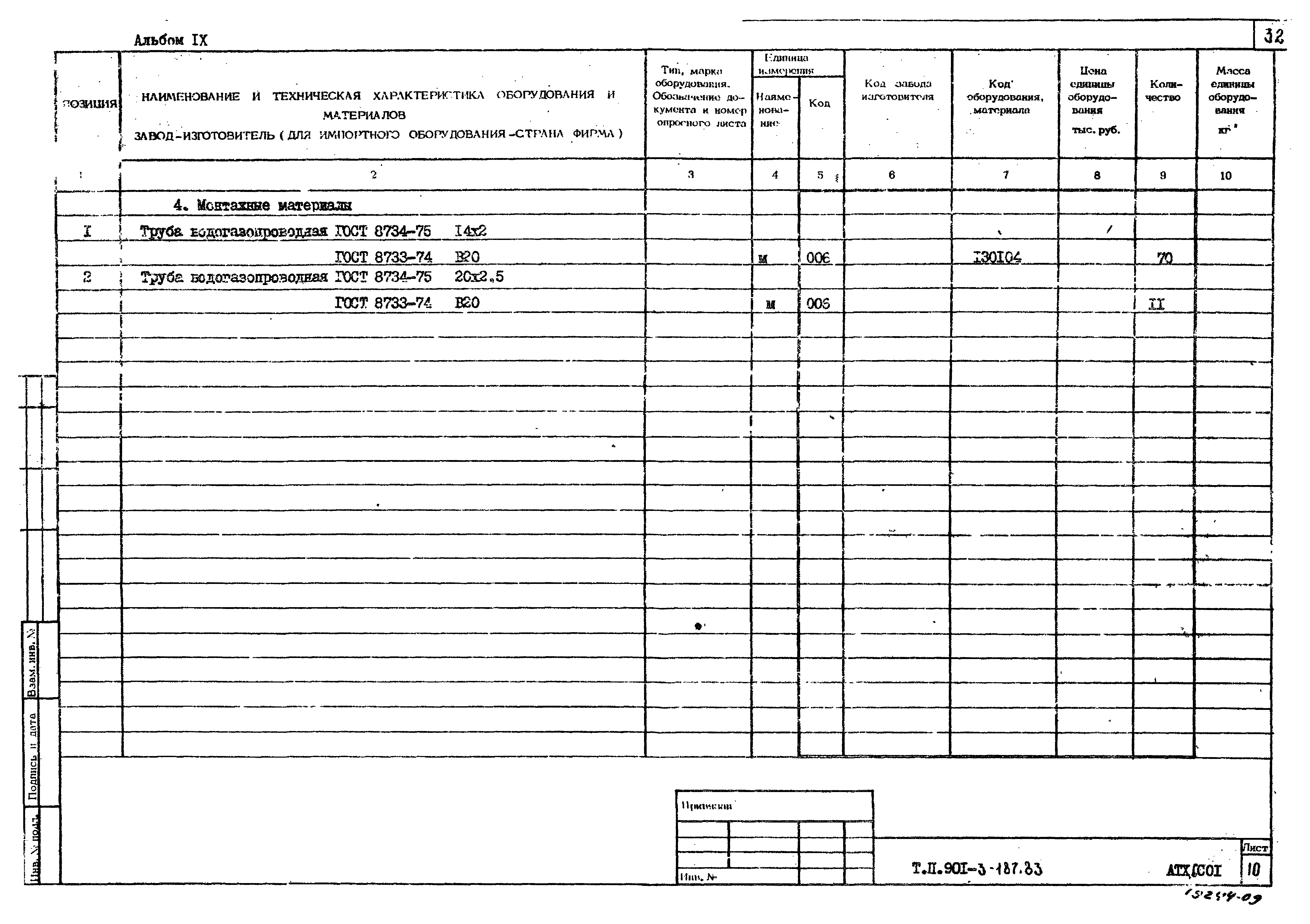 Типовой проект 901-3-187.83