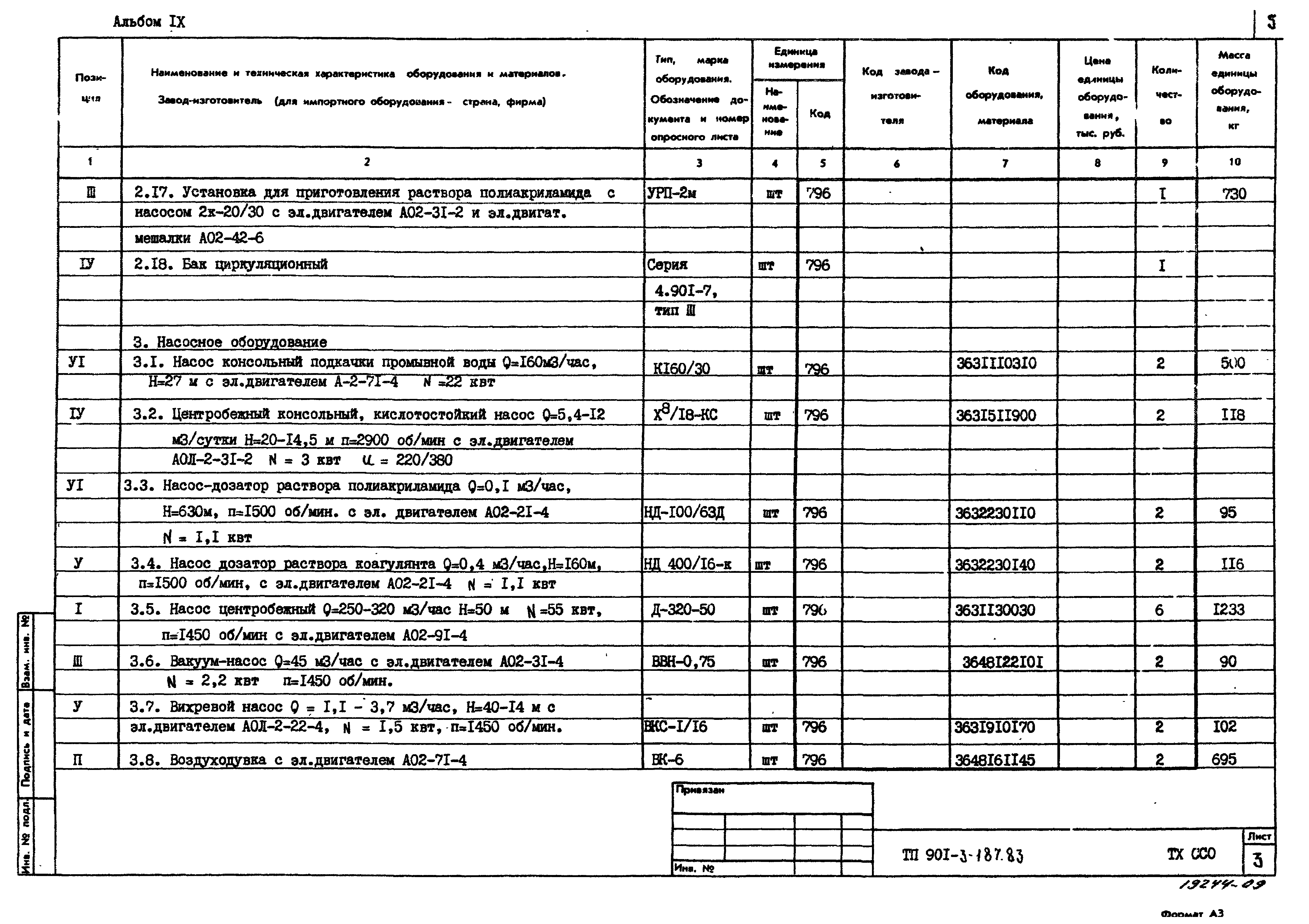 Типовой проект 901-3-187.83