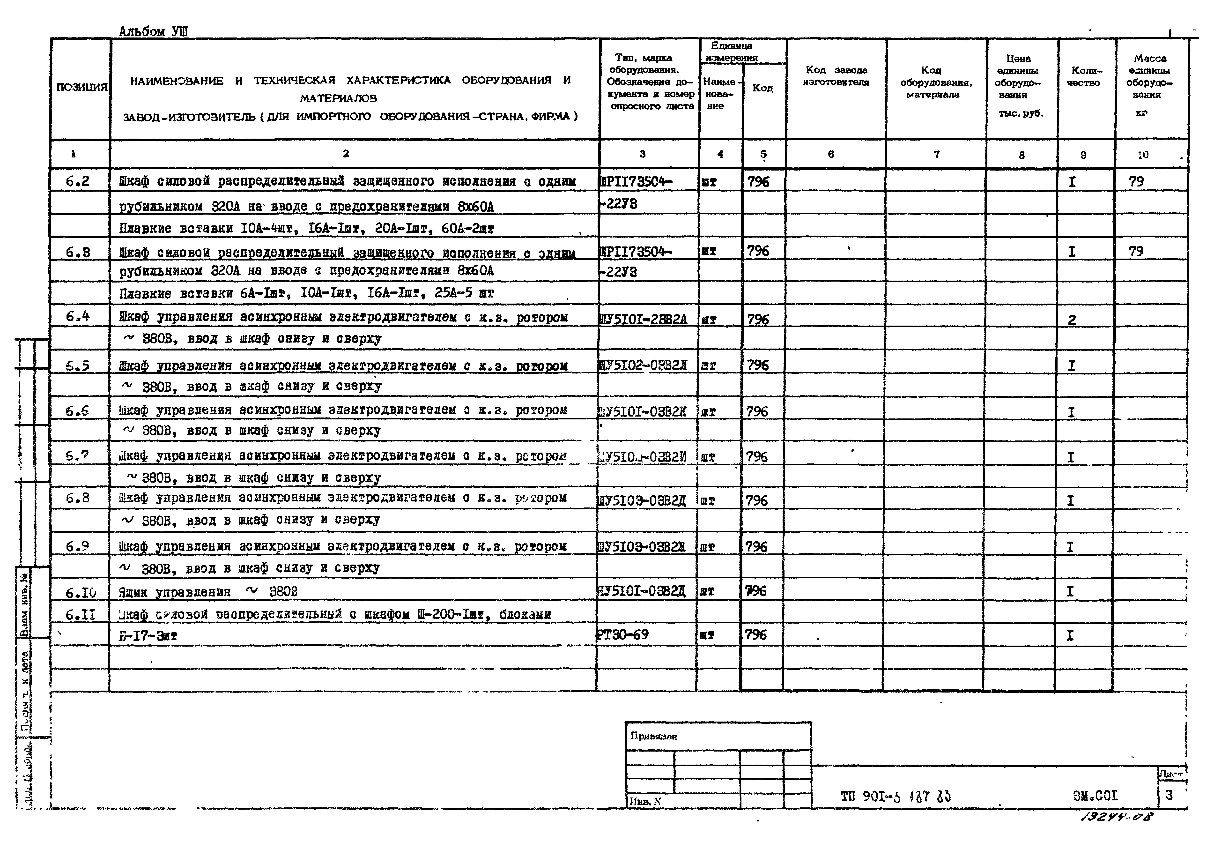 Типовой проект 901-3-187.83