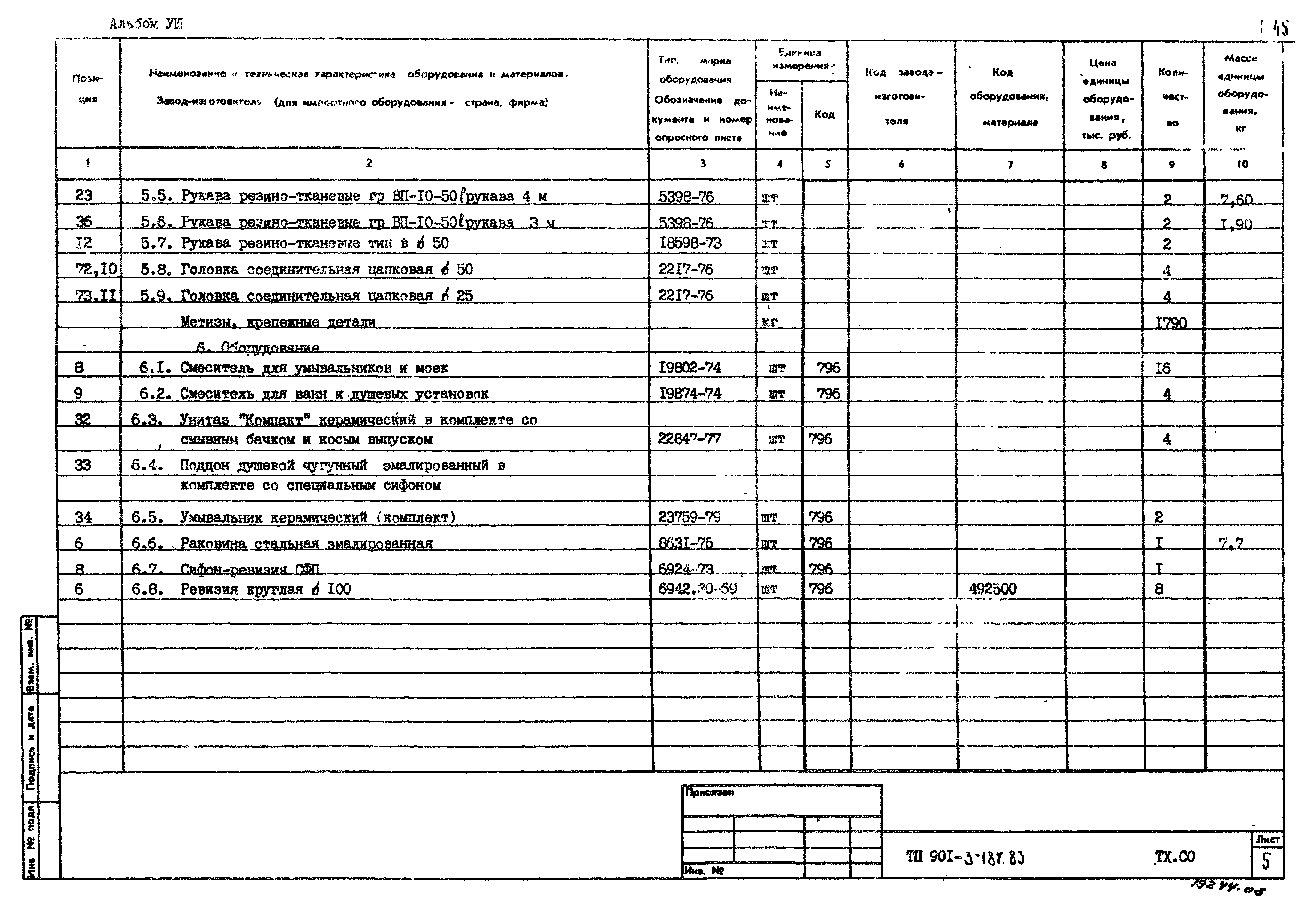 Типовой проект 901-3-187.83