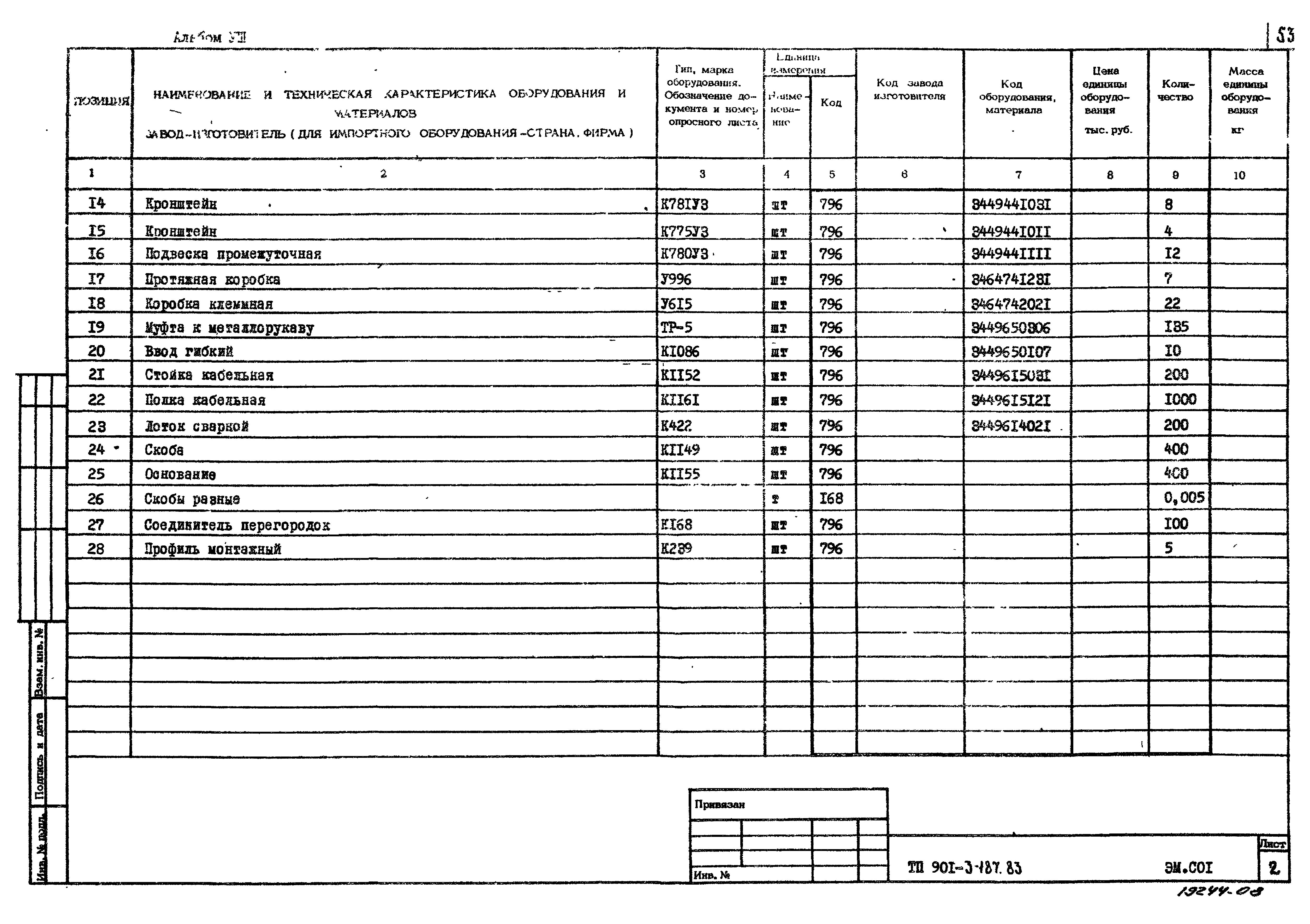 Типовой проект 901-3-187.83