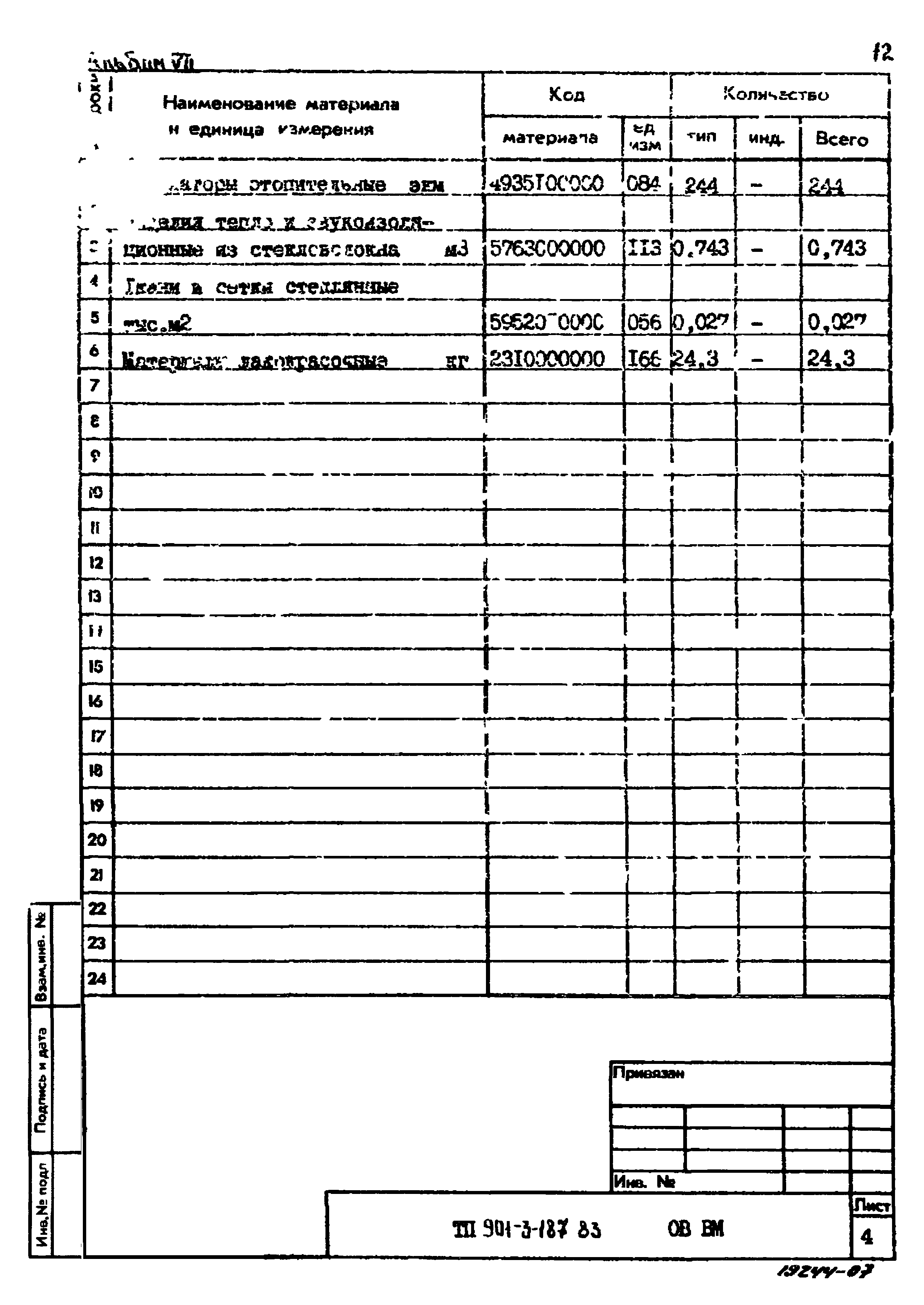 Типовой проект 901-3-187.83