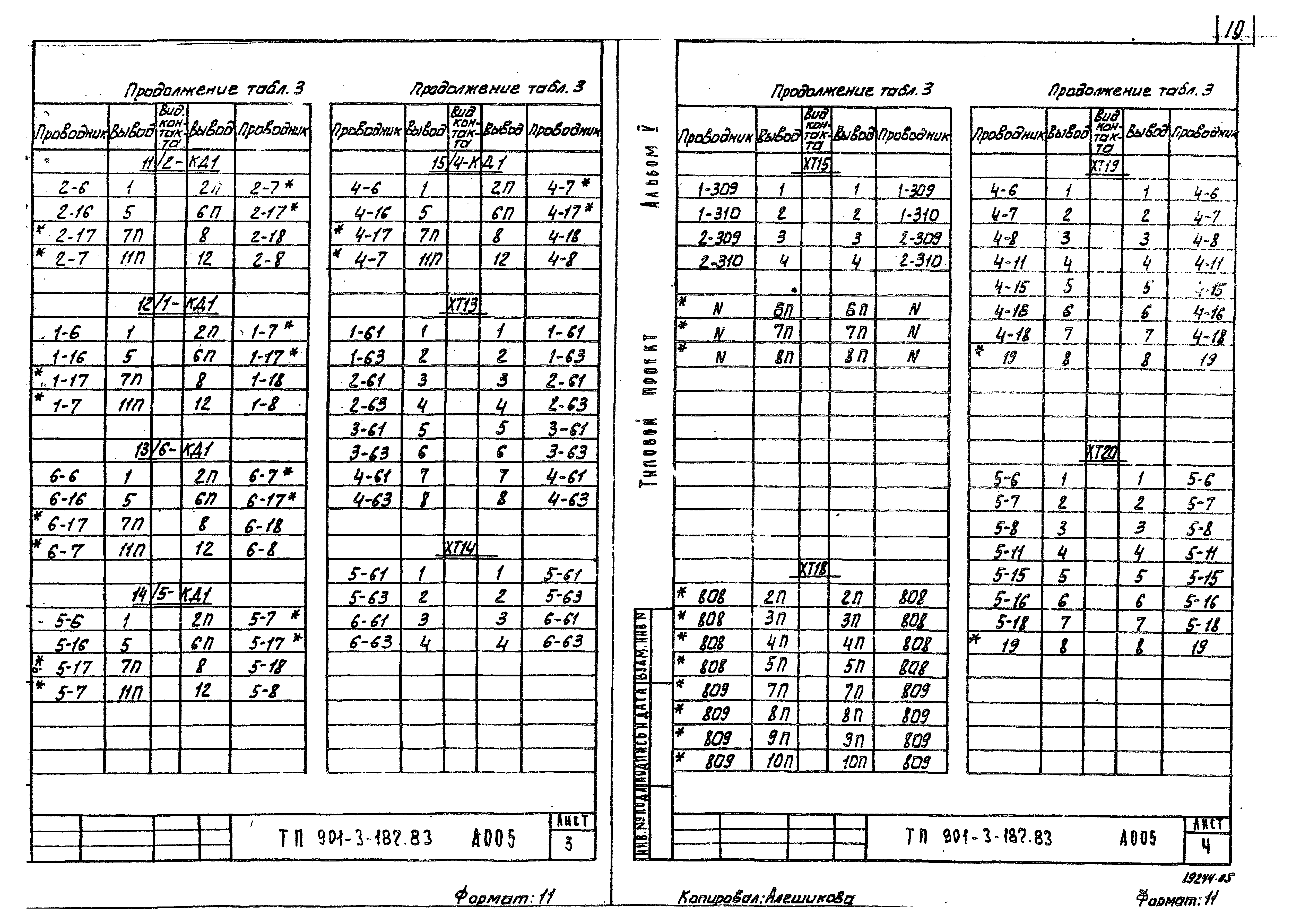 Типовой проект 901-3-187.83